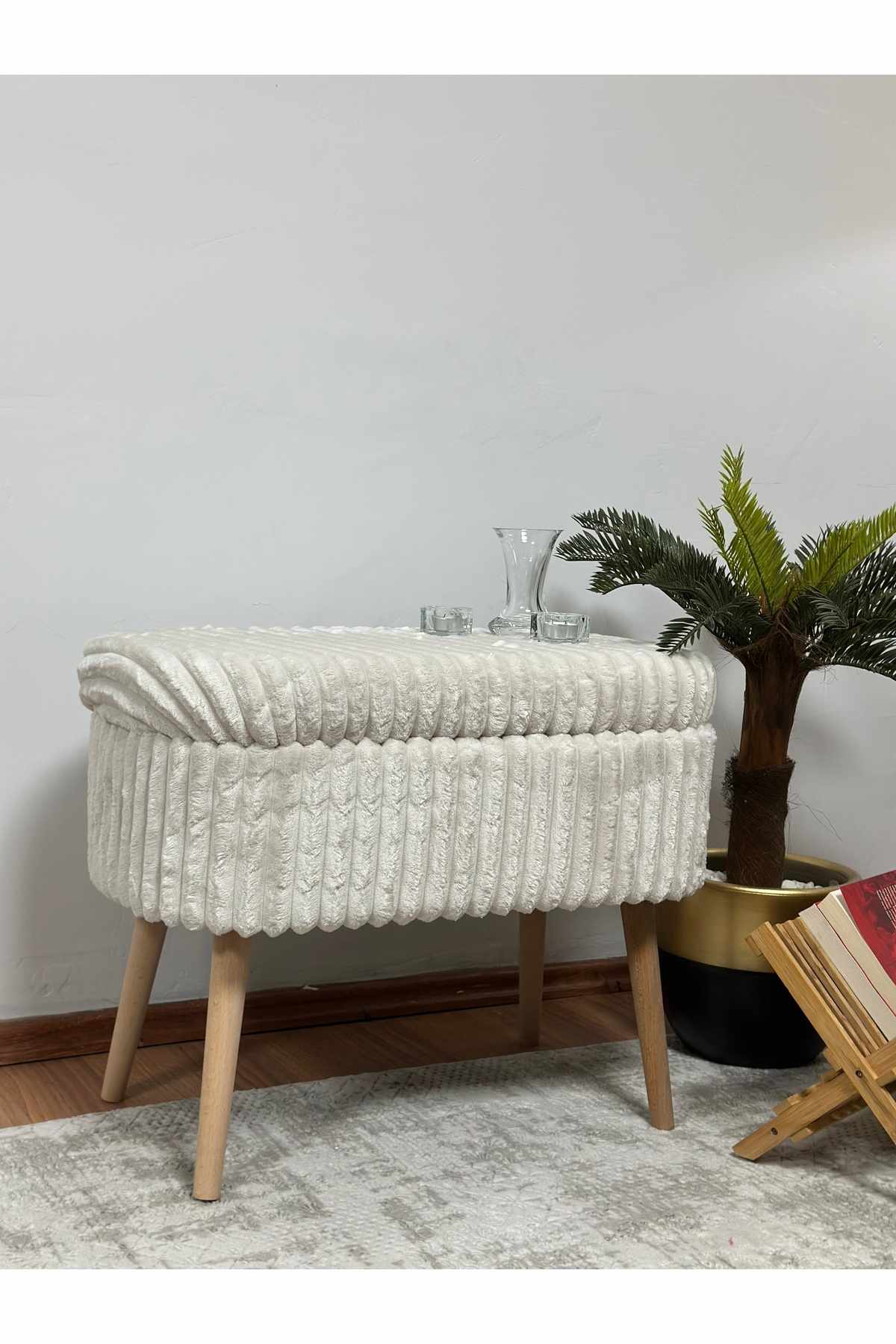 Heba Sittpuff med f&ouml;rvaring 60 cm -