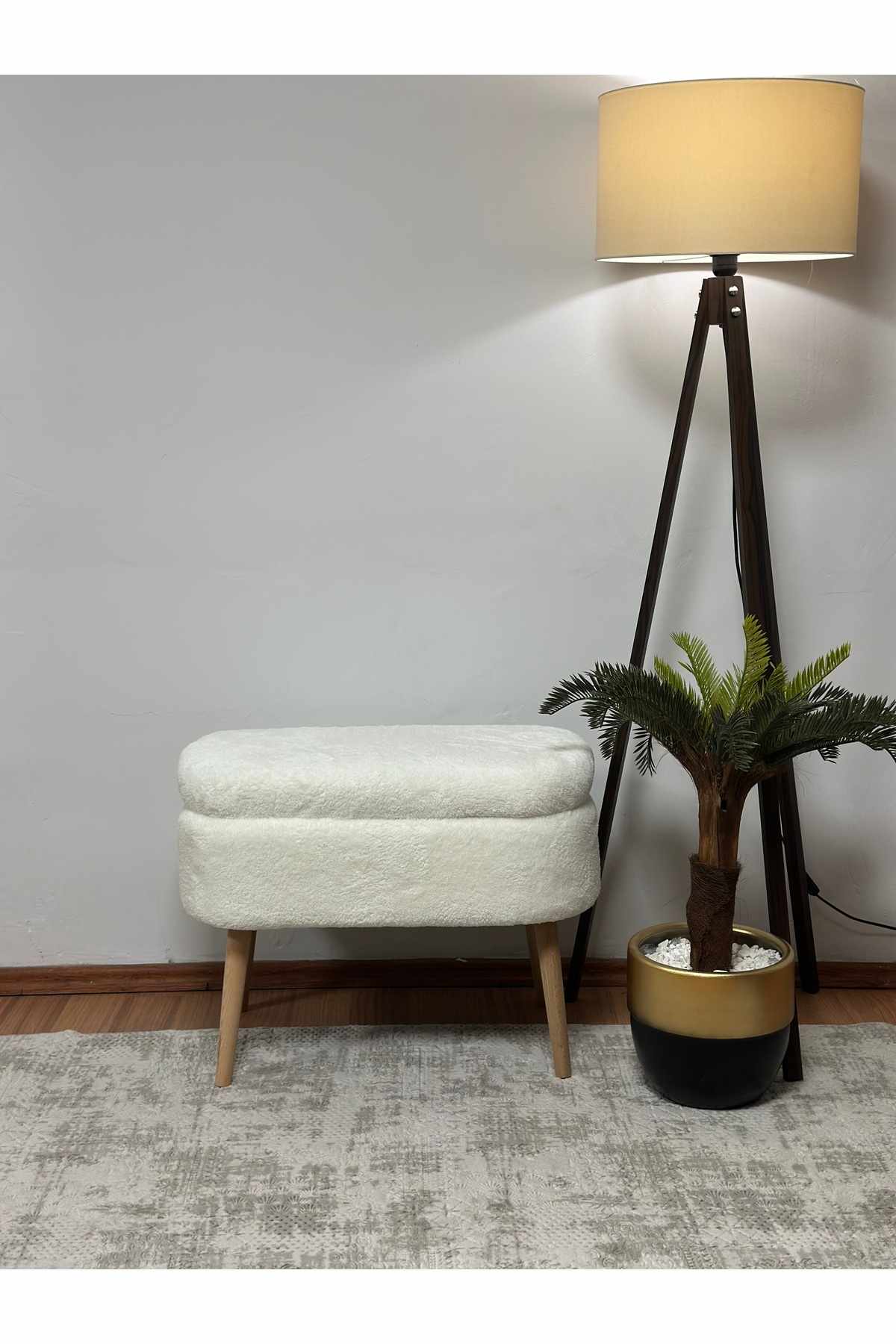 Heba Sittpuff med f&ouml;rvaring 60 cm -