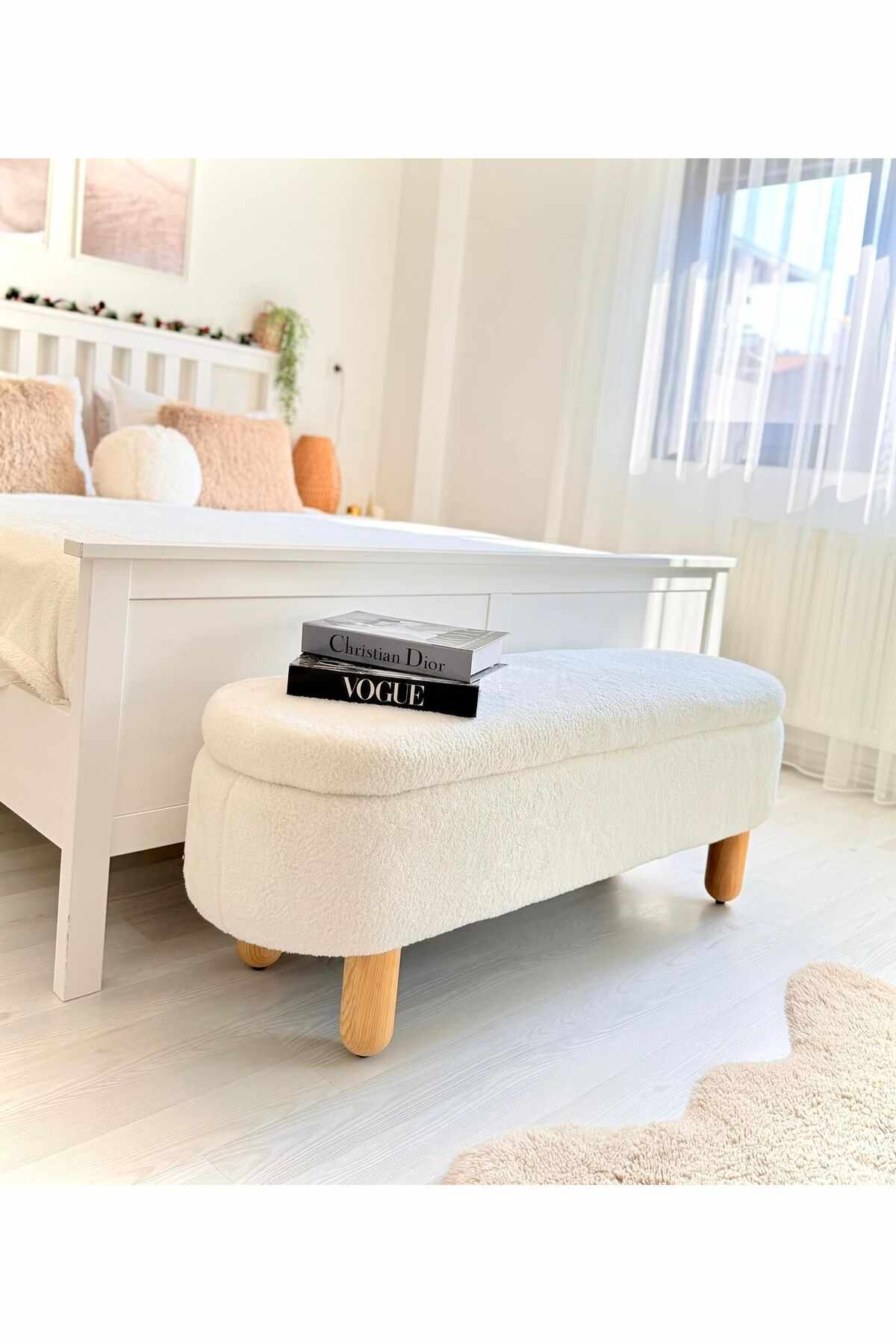 Kumail Sittpuff med f&ouml;rvaring 120 cm -