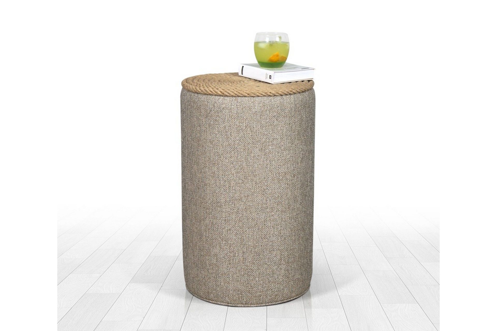 larada sittpuff 31 cm - mörkbeige