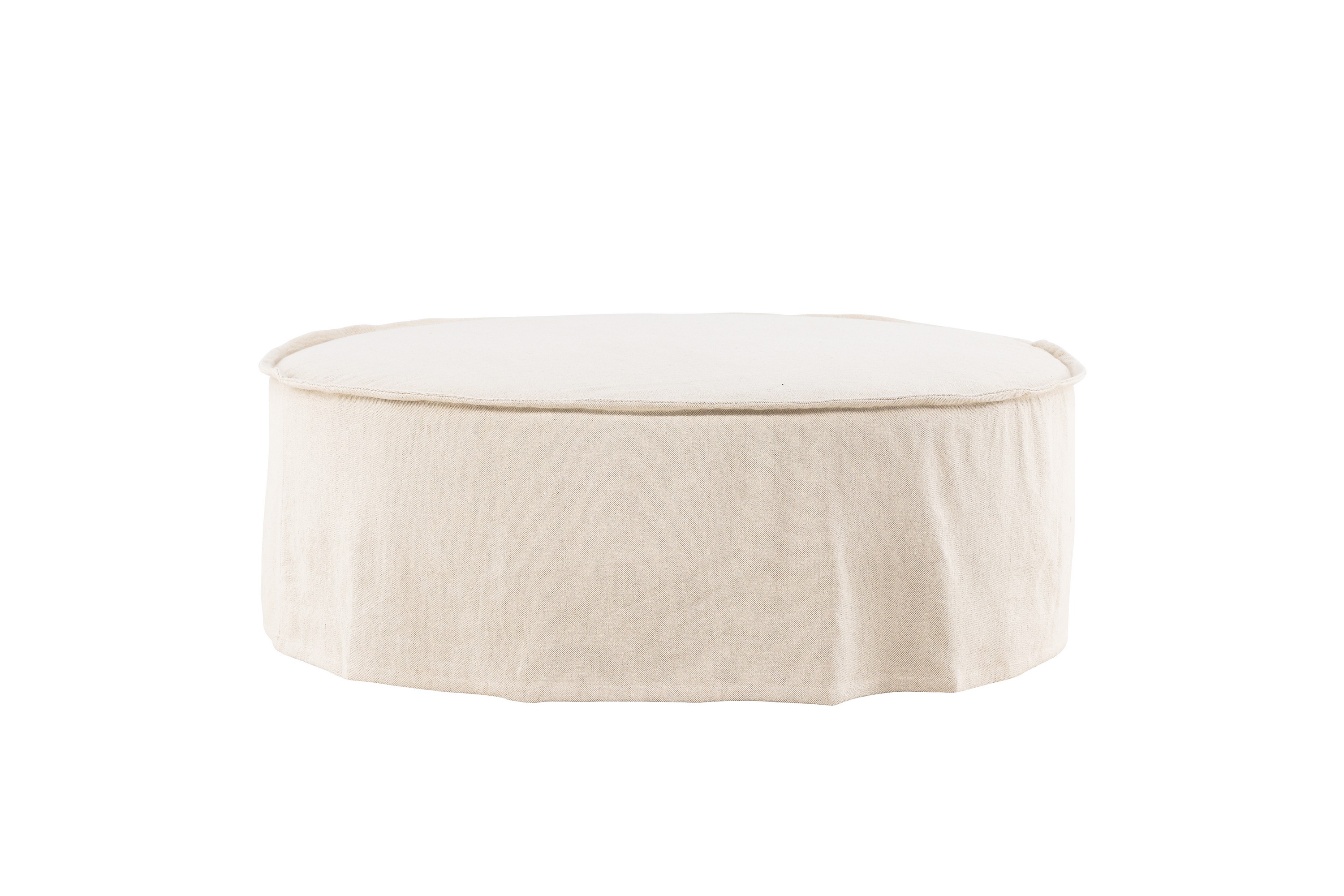 Sittpuff Lindö101 cm Rund Beige