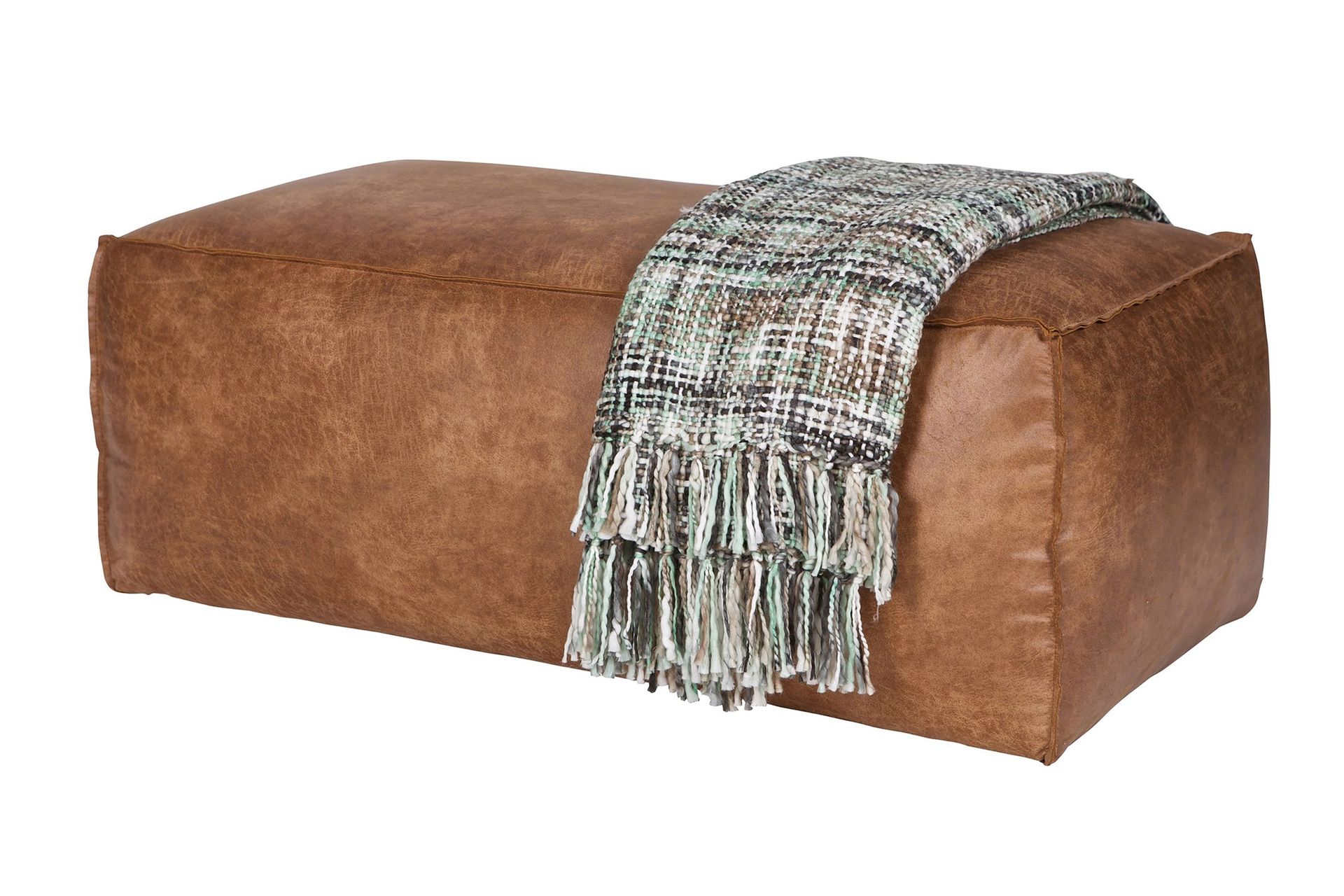 lissbon sittpuff - brun