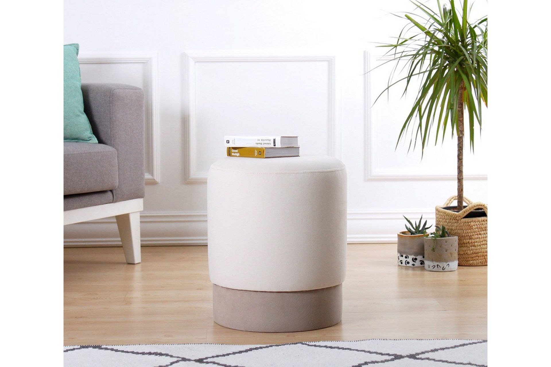 lockport sittpuff 38 cm - beige