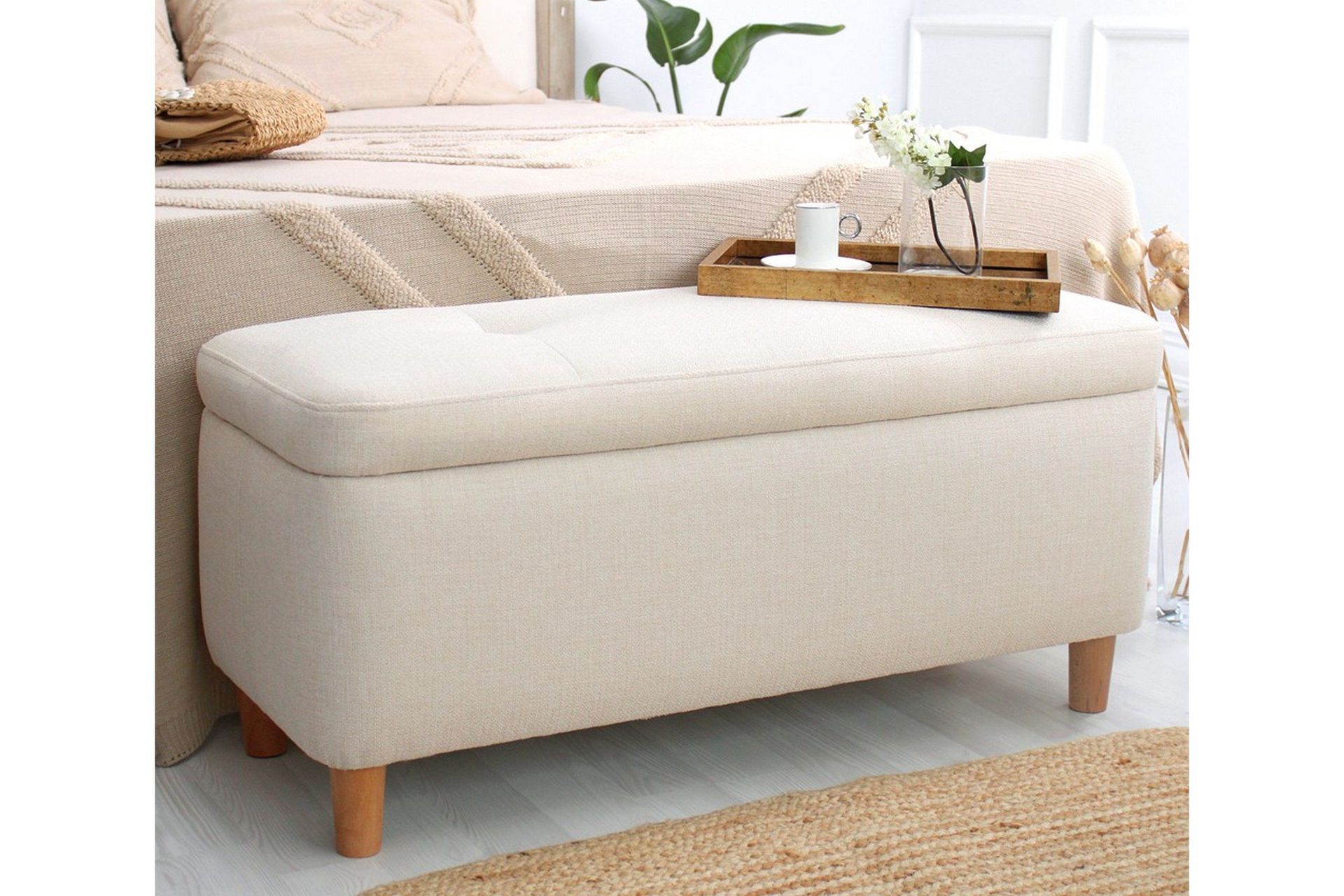 Mansi Sittpuff 100 cm - Cream