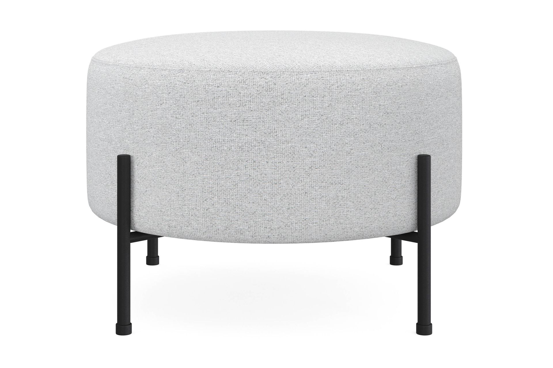 Menard Compact Sittpuff Rund 60 cm - Ljusgrå