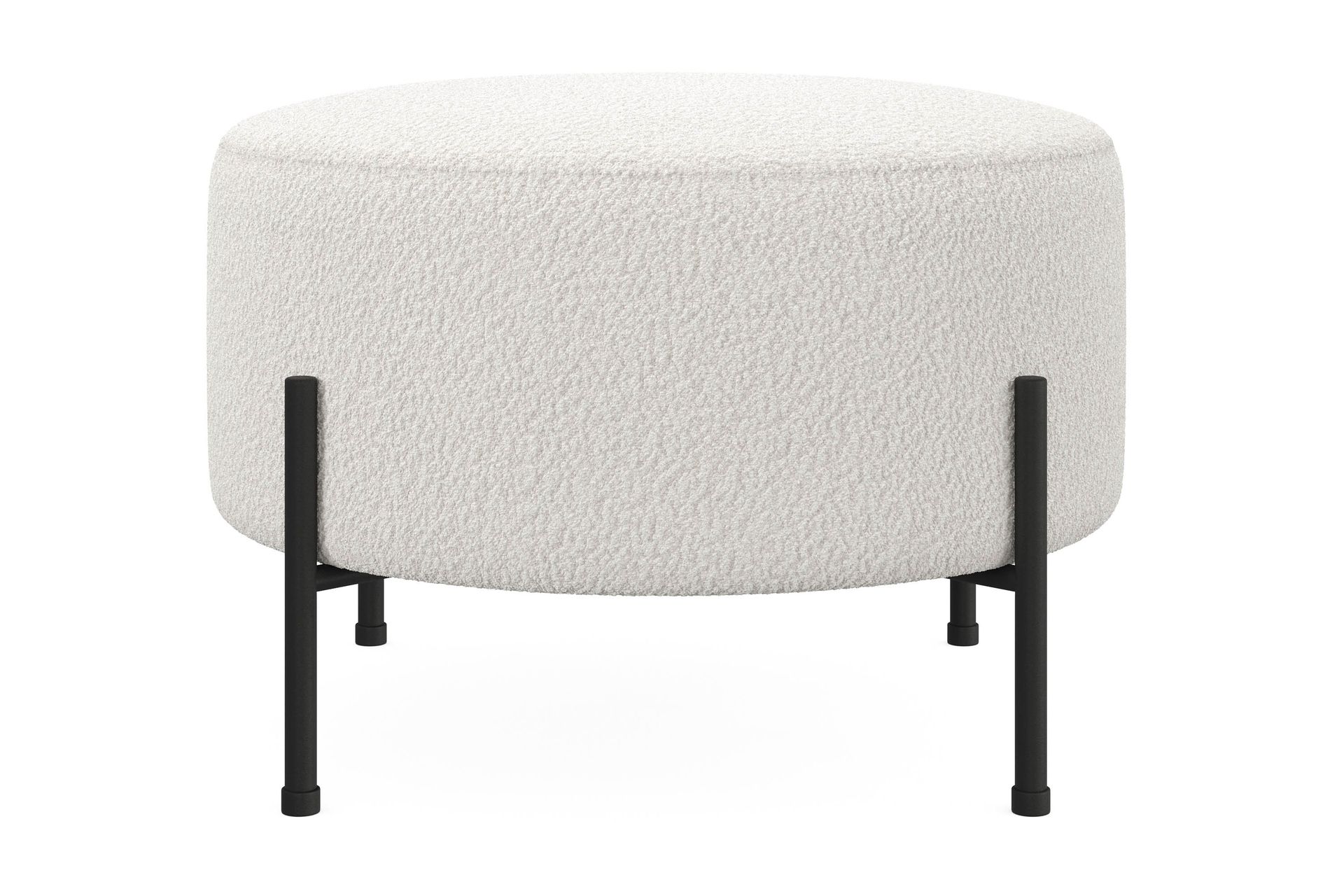 Menard Compact Sittpuff Rund 60 cm - Vit