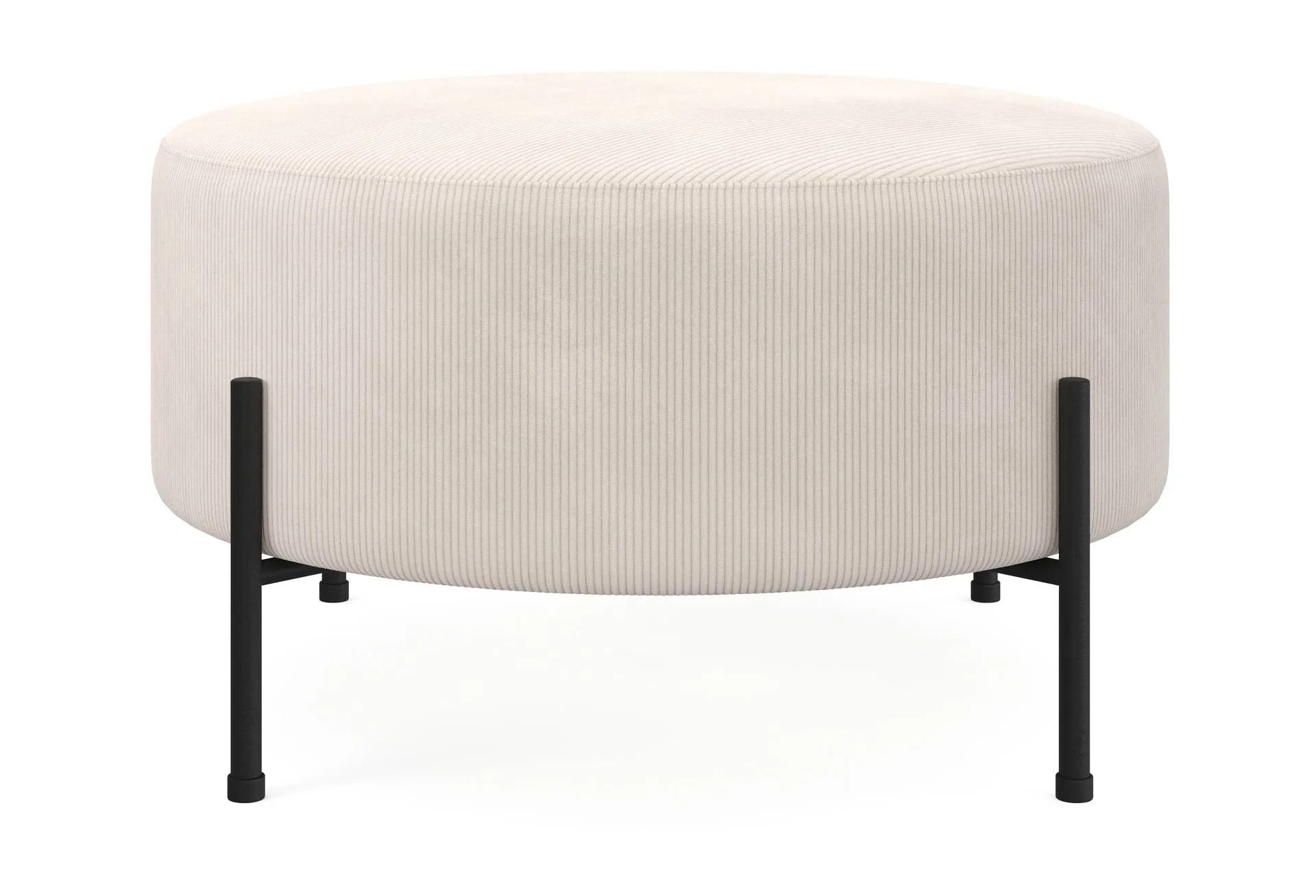 menard compact sittpuff rund 70 cm - beige