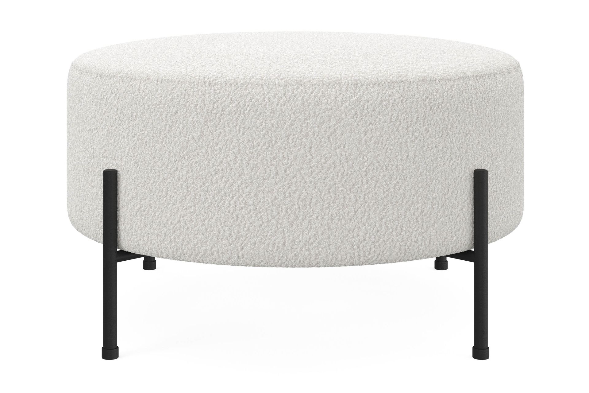 Menard Compact Sittpuff Rund 70 cm - Vit