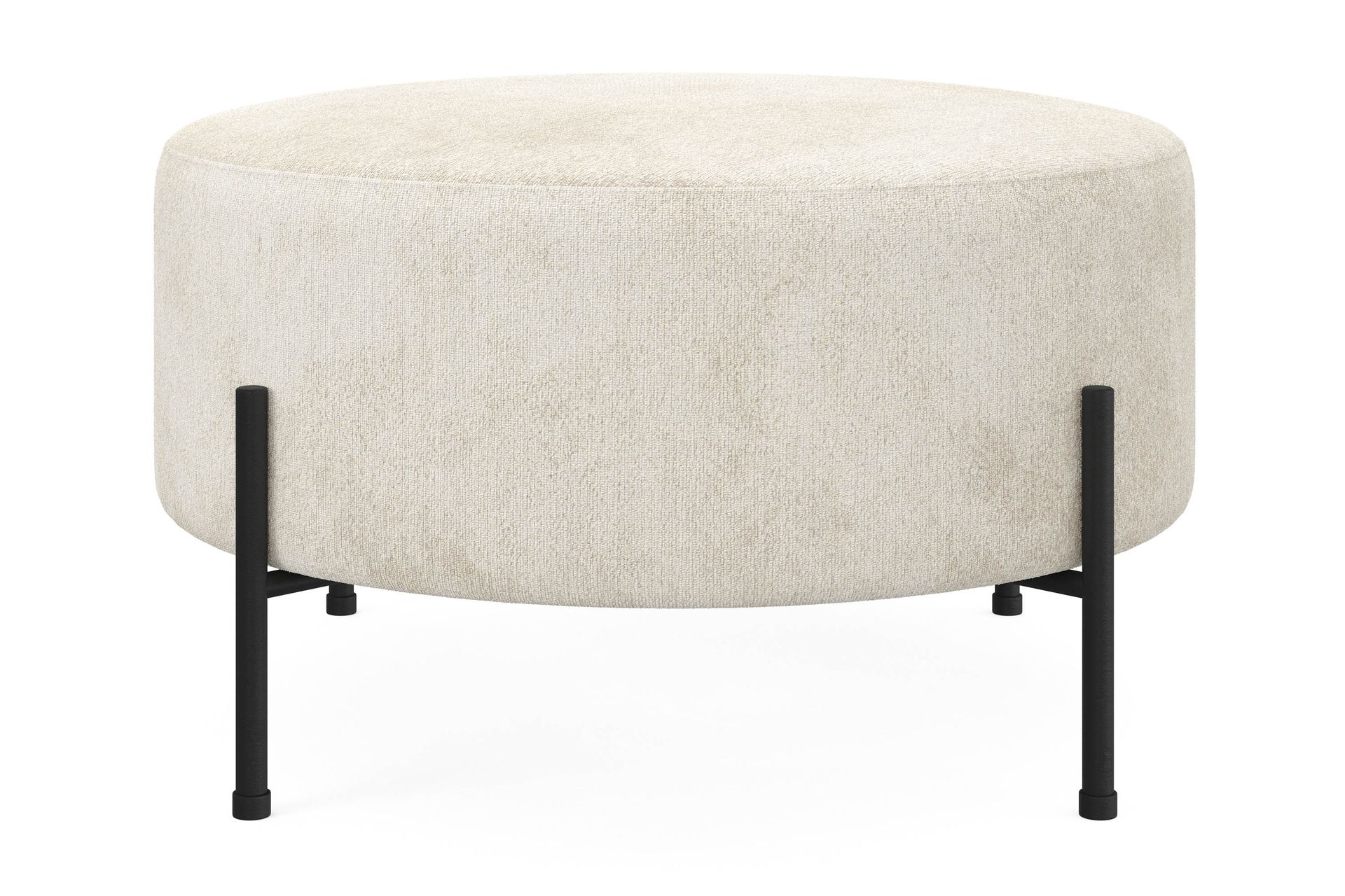 Menard Compact Sittpuff Rund 70 cm - Vit