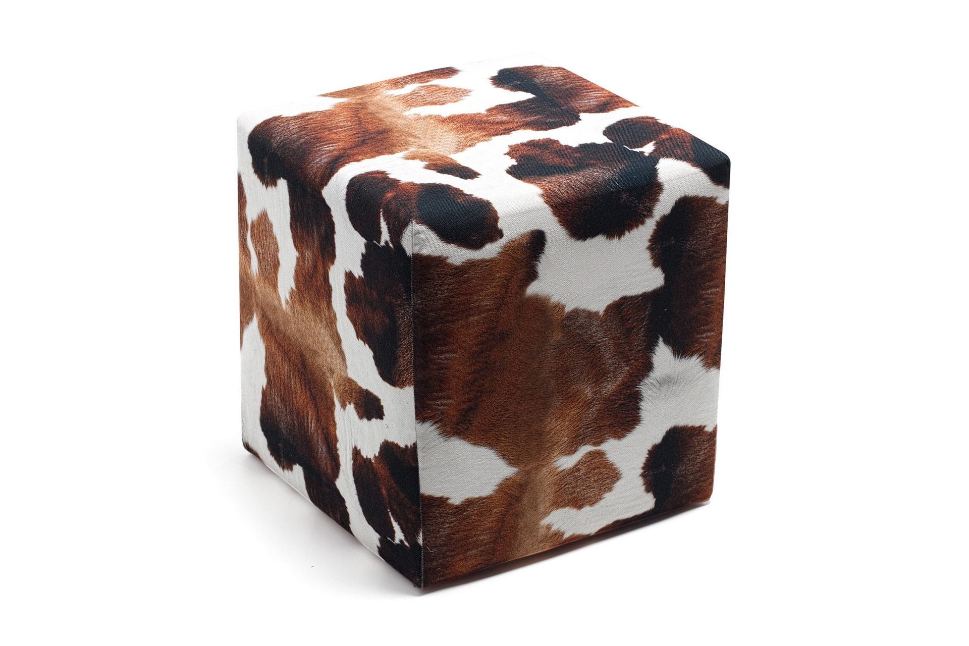 milkyna sittpuff - brun/vit