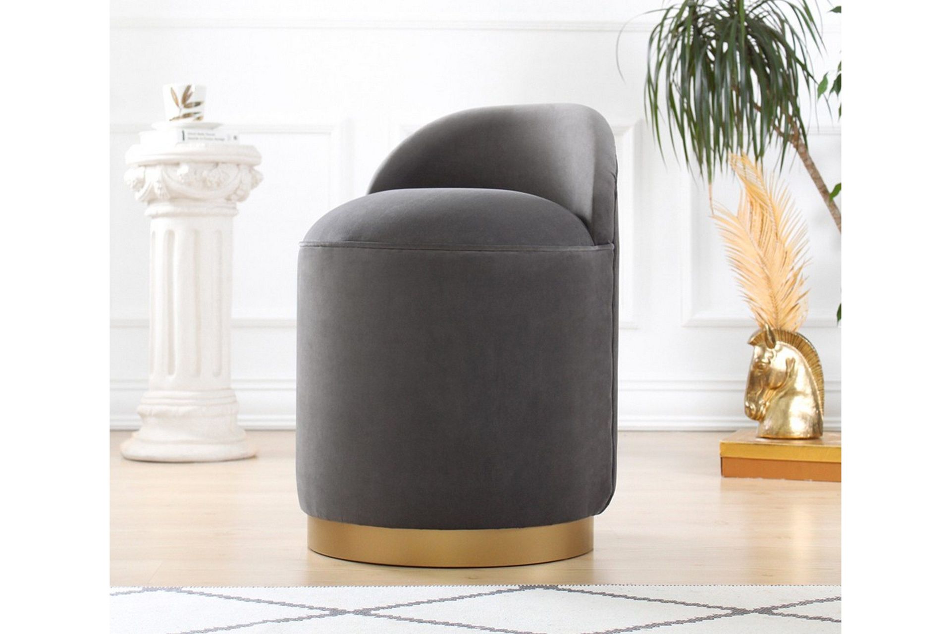 murwillumbah sittpuff 45 cm - mörkgrå