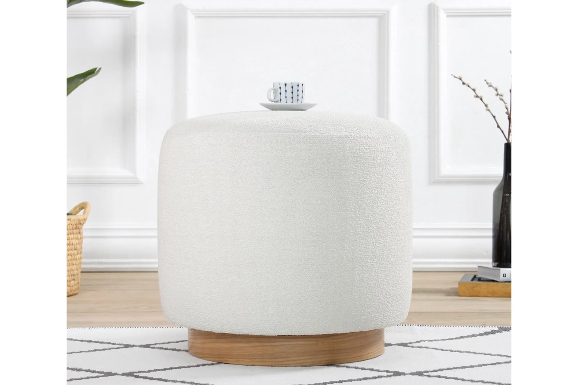 Namra Sittpuff 45 cm - Cream