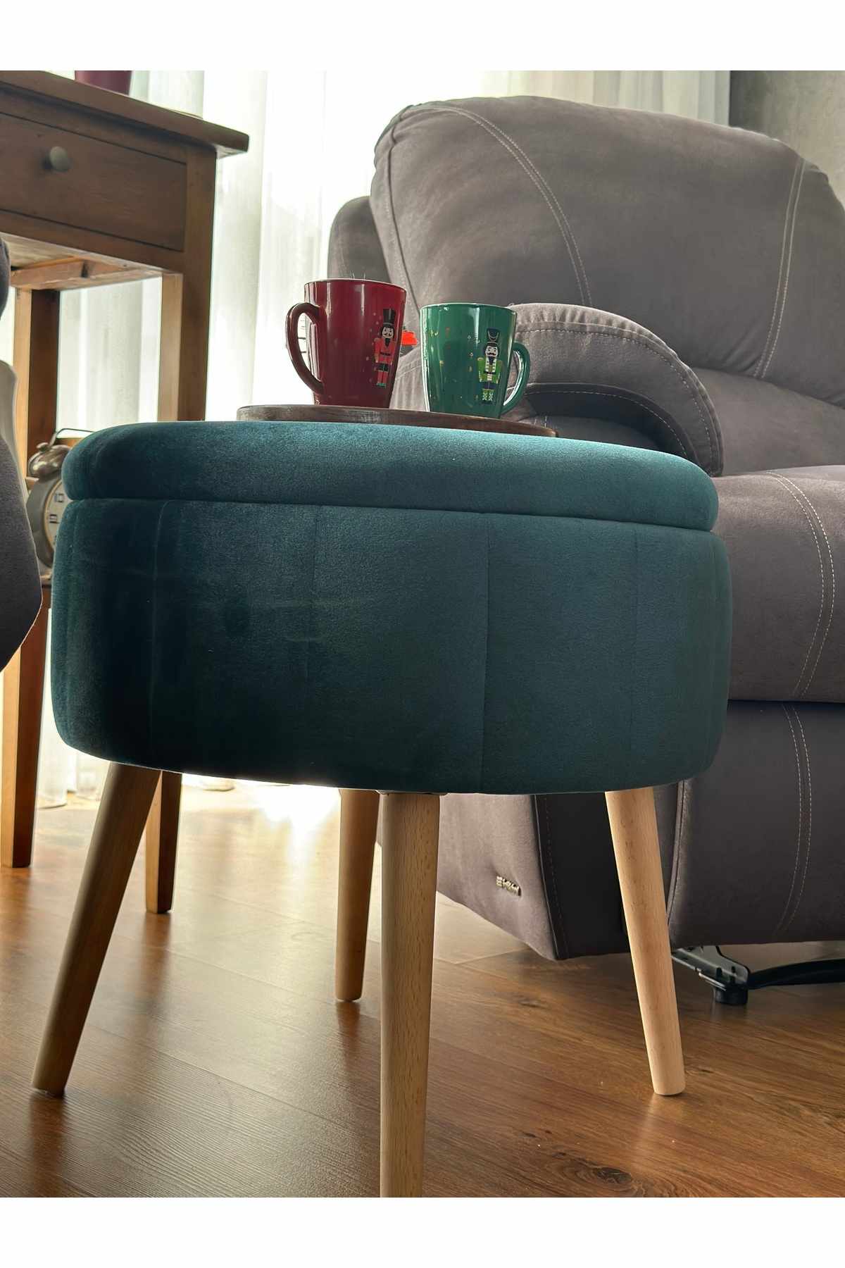 Retzow Sittpuff med f&ouml;rvaring 45 cm -