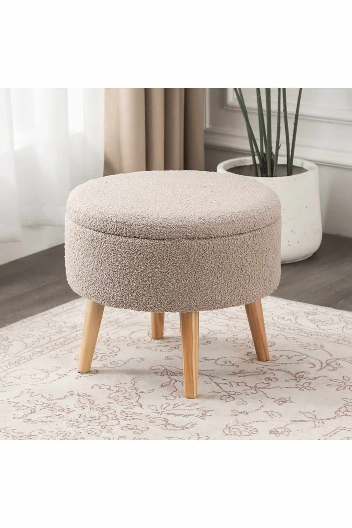 Retzow Sittpuff med f&ouml;rvaring 45 cm -