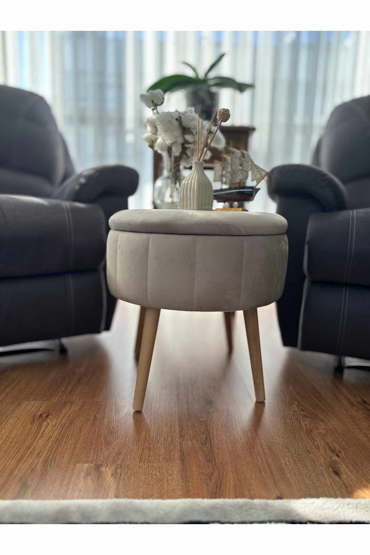 Retzow Sittpuff med f&ouml;rvaring 45 cm -