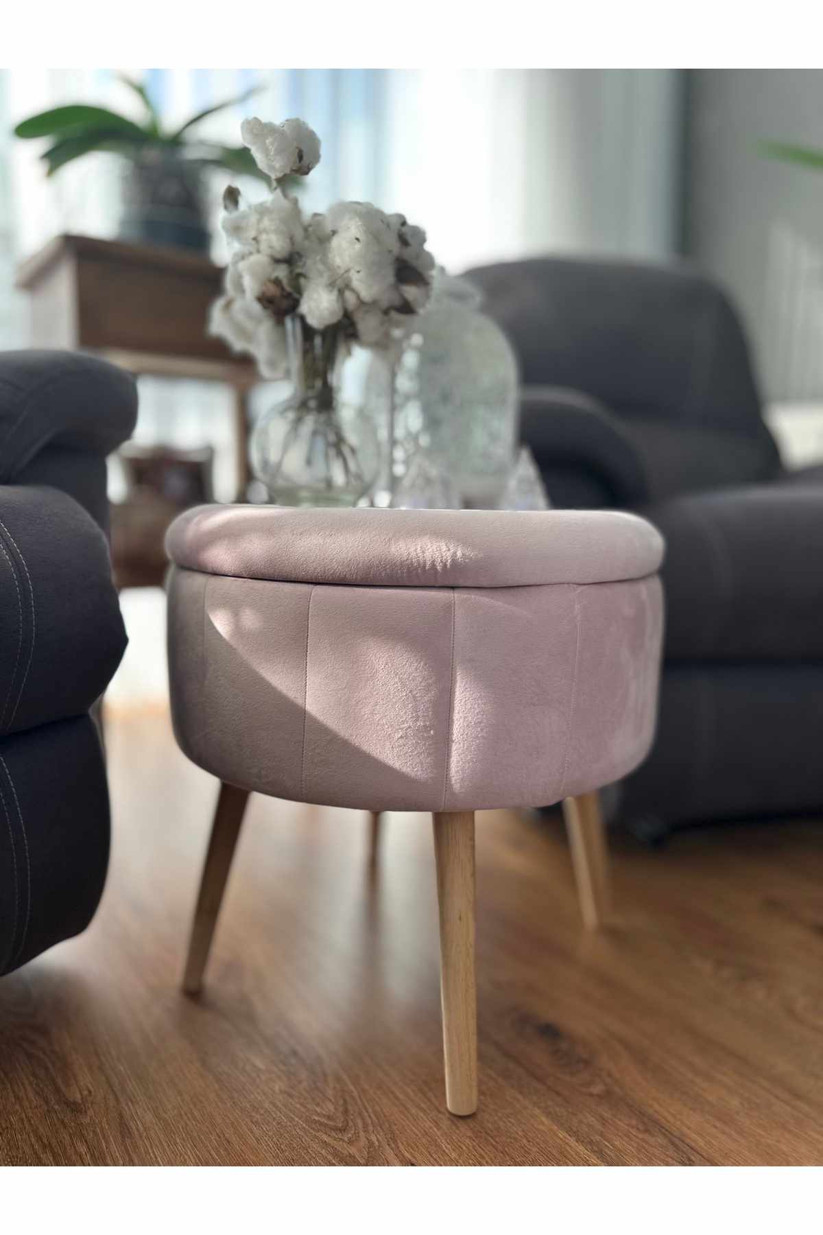 Retzow Sittpuff med f&ouml;rvaring 45 cm -