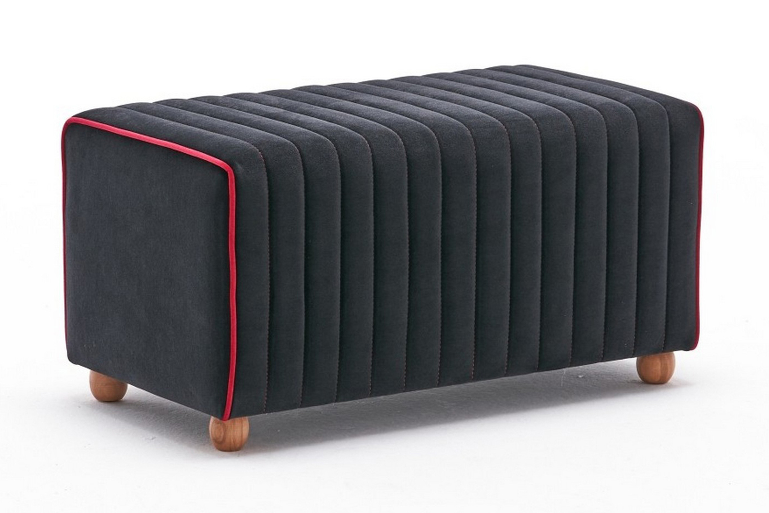 Sittpuff Beaupuy Svart/Natur