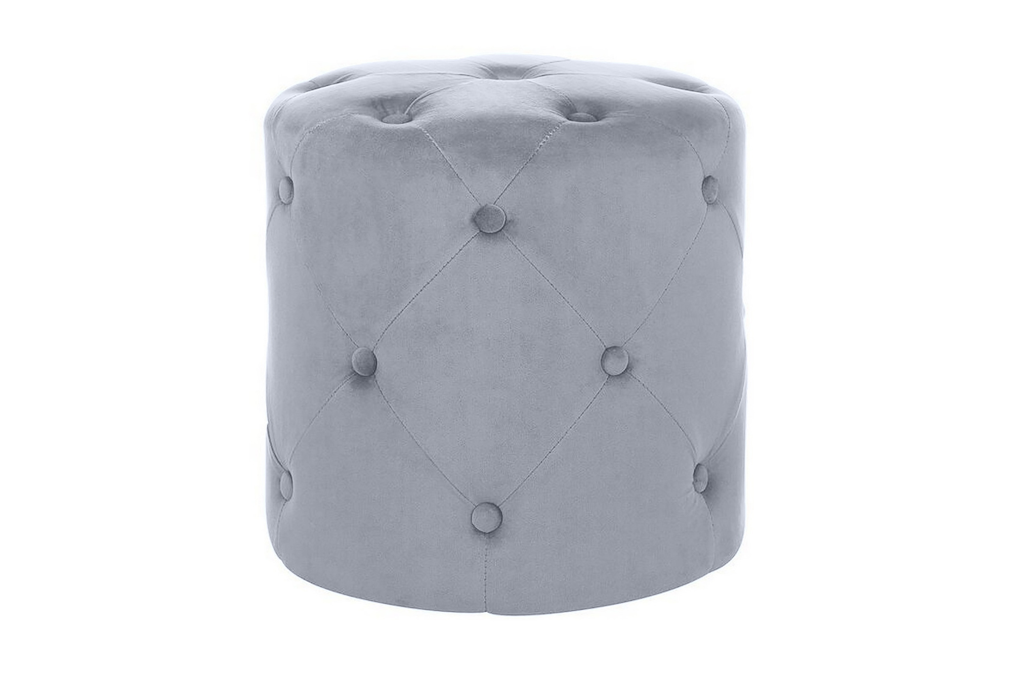 sittpuff birckett sammet - grå