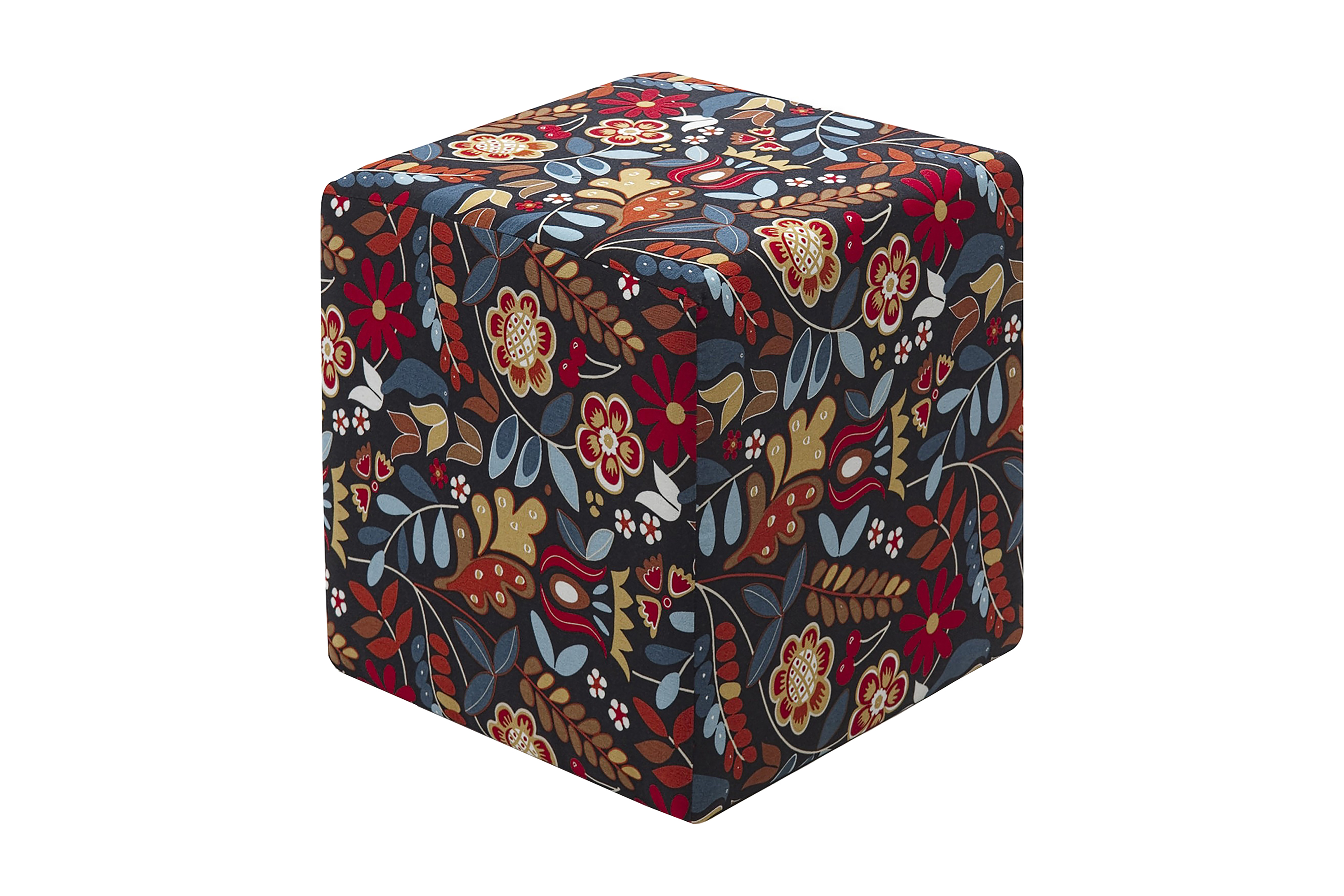 sittpuff cihannuma - blommönstrad