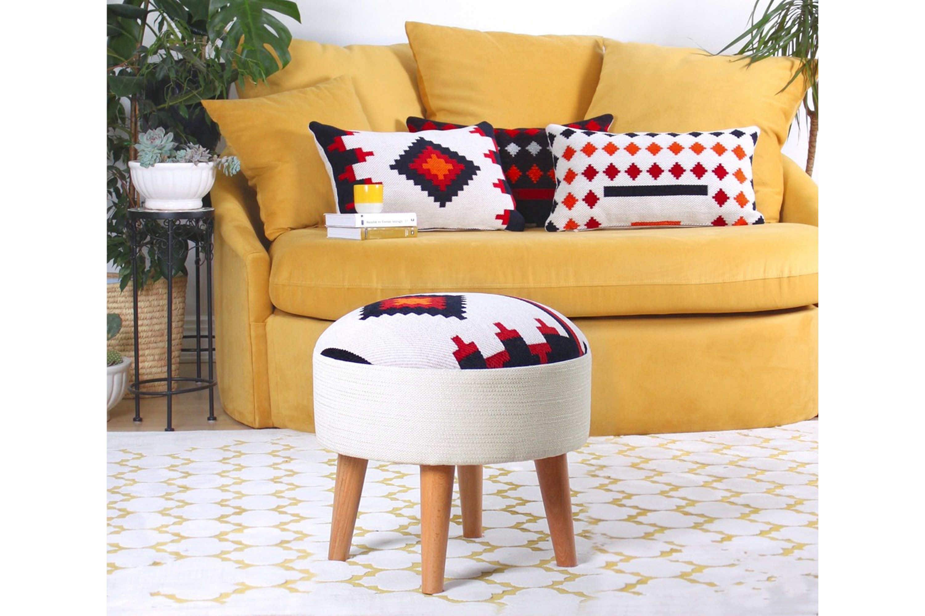 sittpuff coupeville 46 cm - flerfärgad