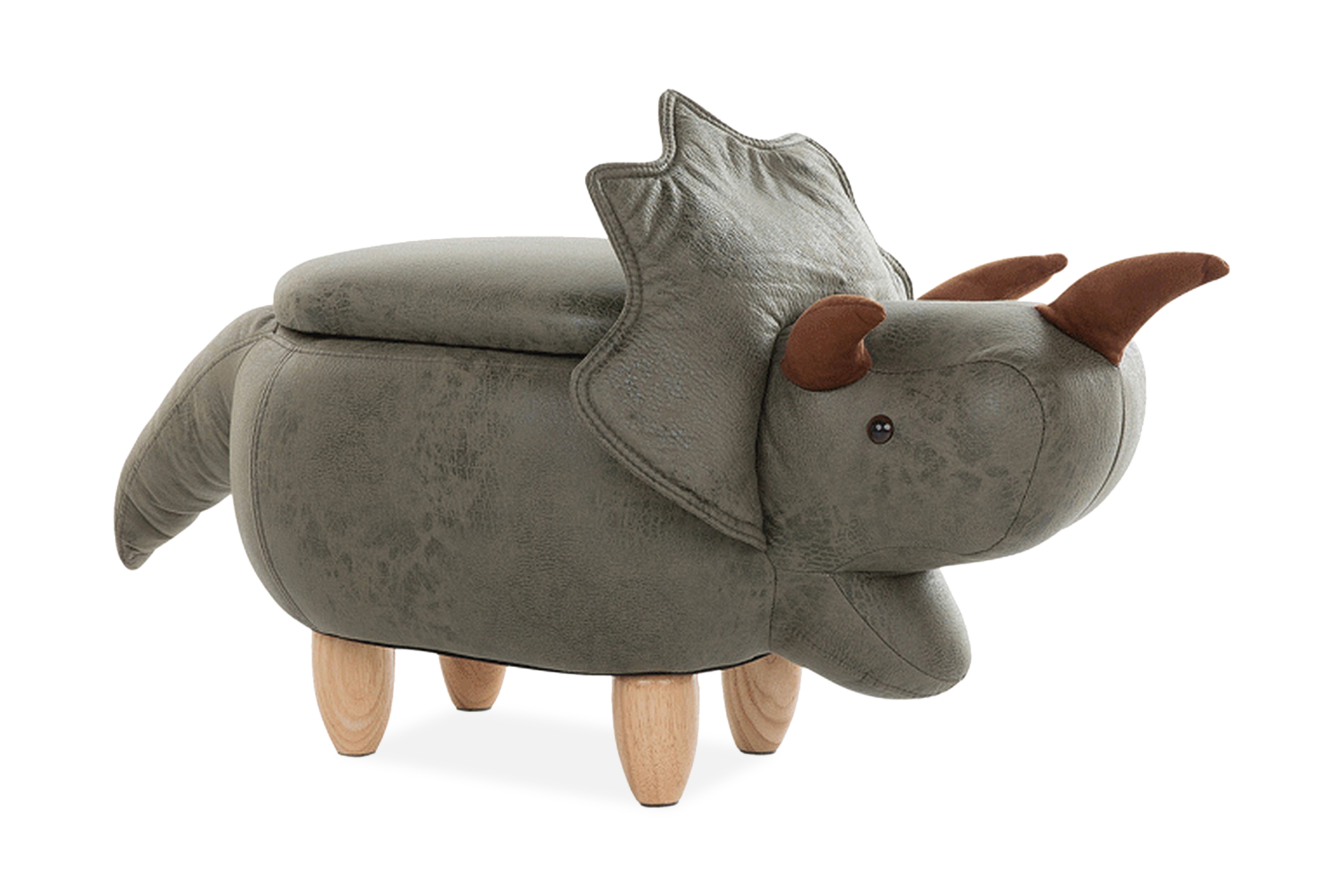 sittpuff dapvaala med förvaring - grön