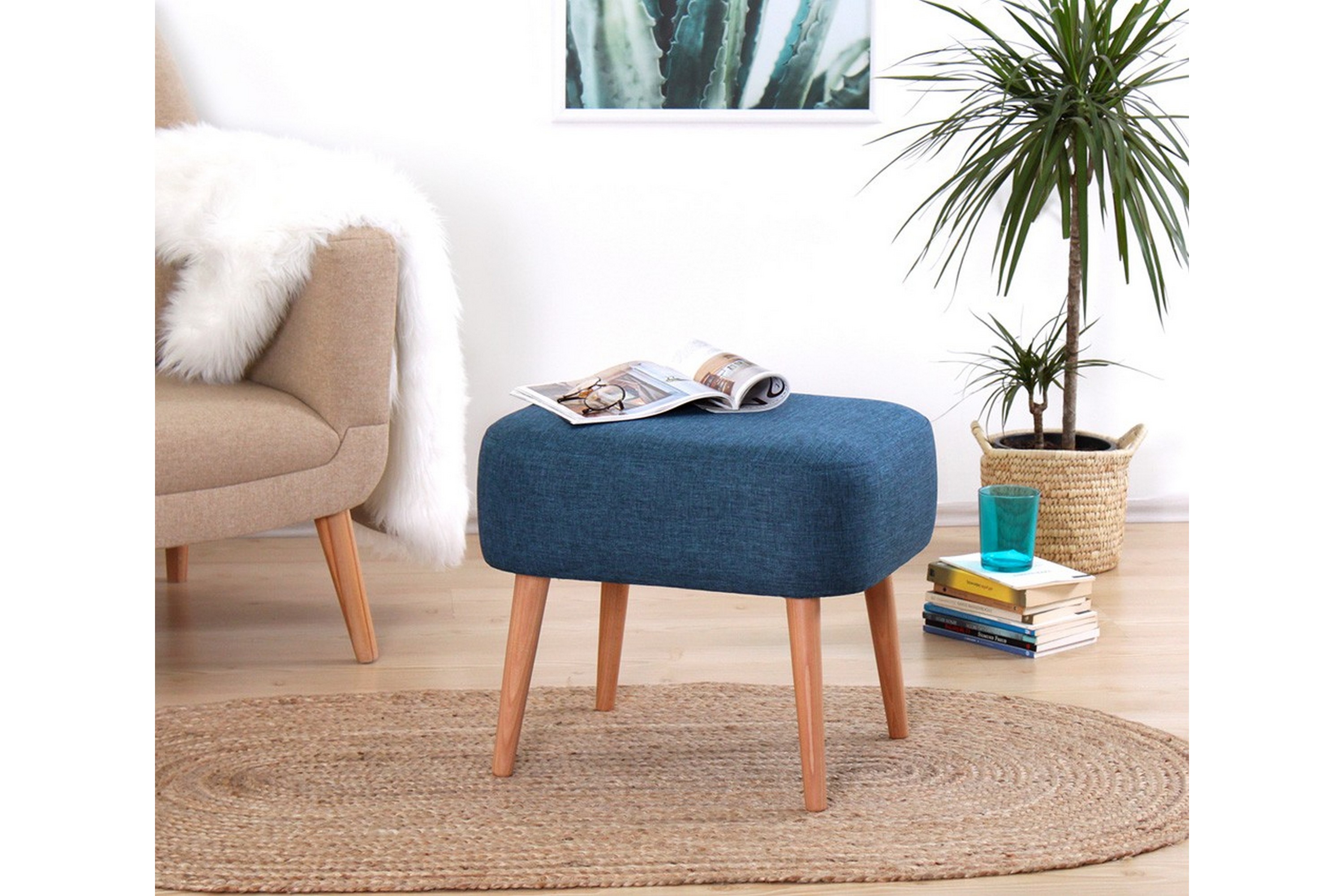 Sittpuff Eastchester 50 cm Blå