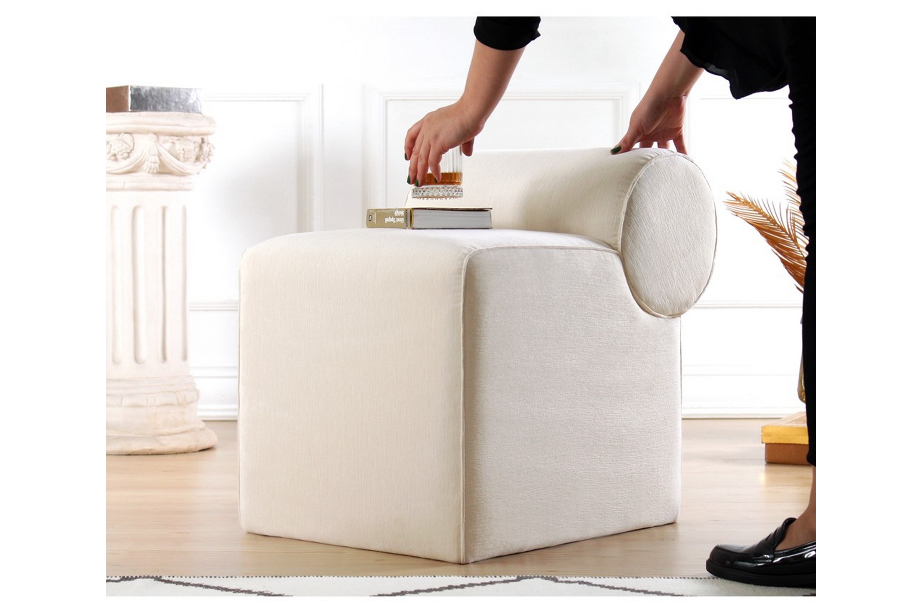 sittpuff linburg 45 cm - cream