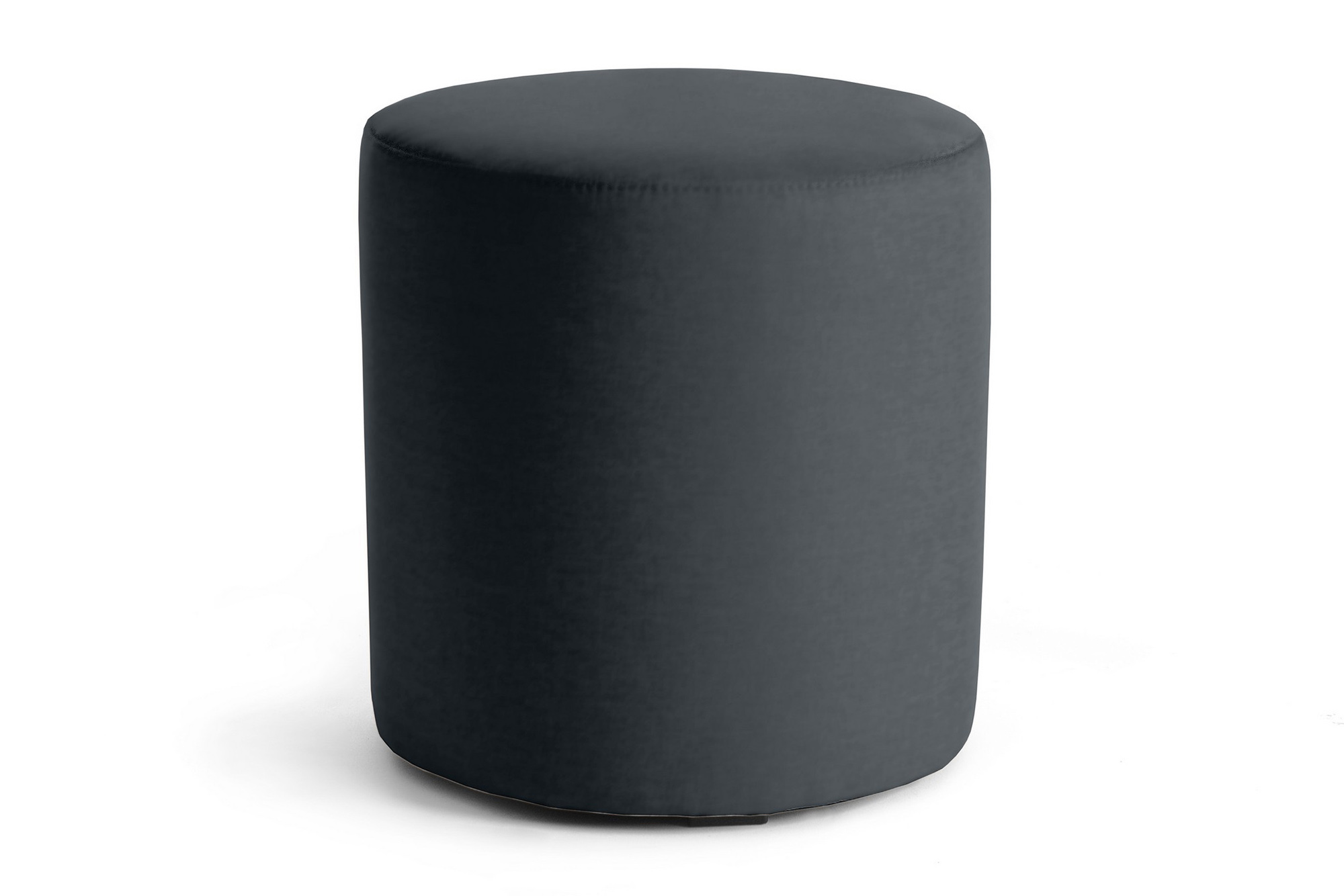 sittpuff lisieux rund - mörkgrå