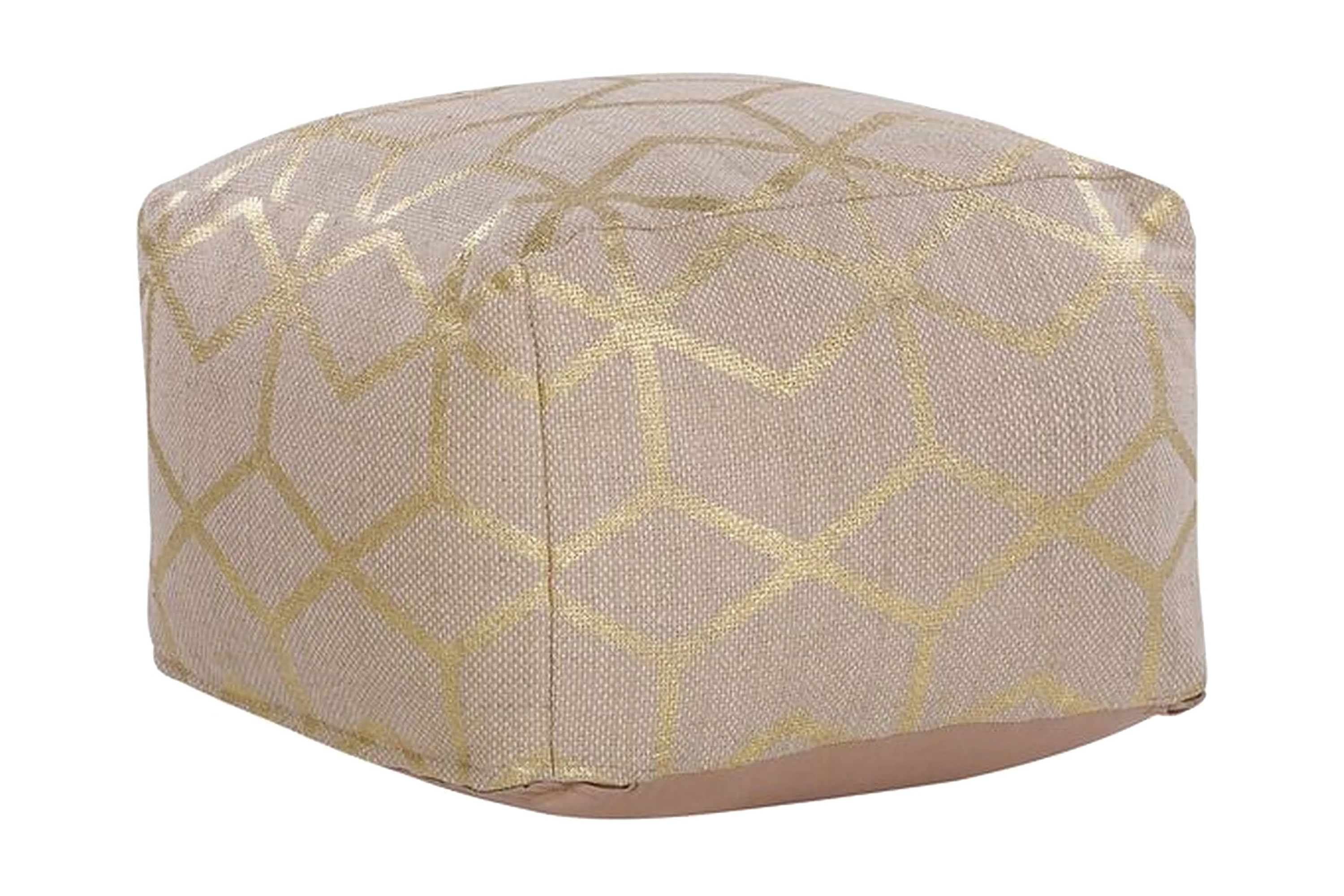 Sittpuff Mamendeieren Beige/Guld