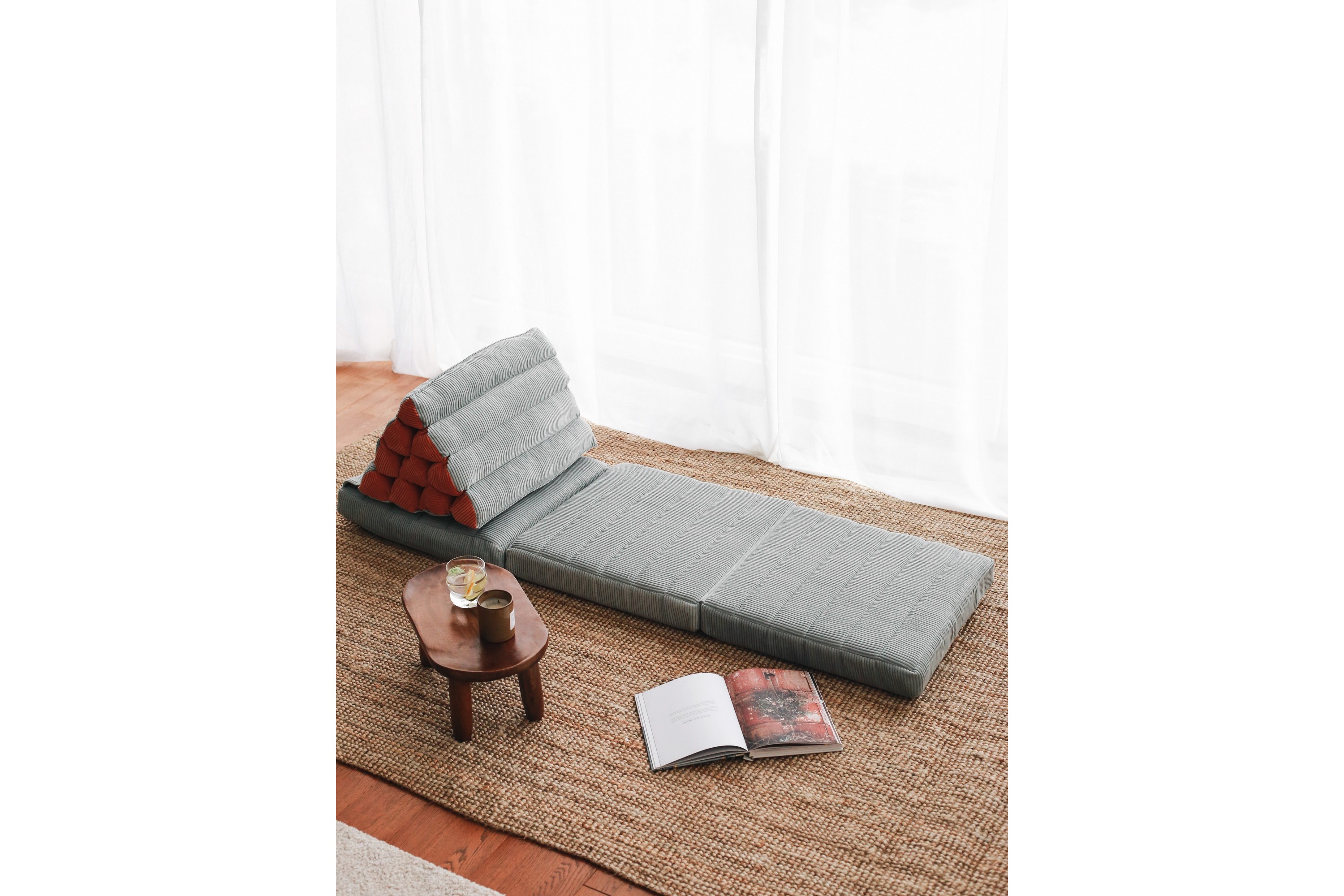 Sittpuff Mangeram 154 cm Blå