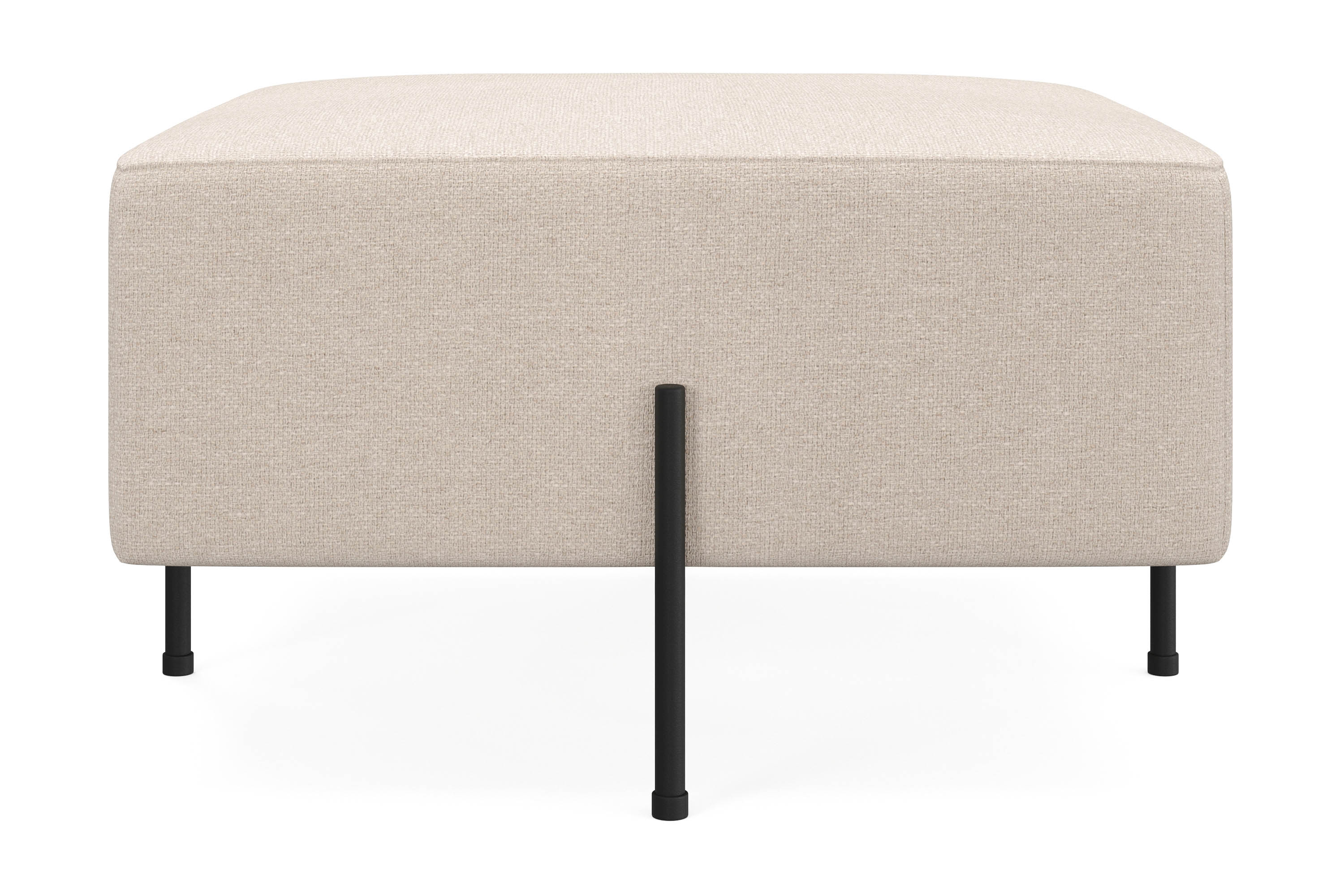 Sittpuff Menard Compact 70 cm Kvadratisk Beige