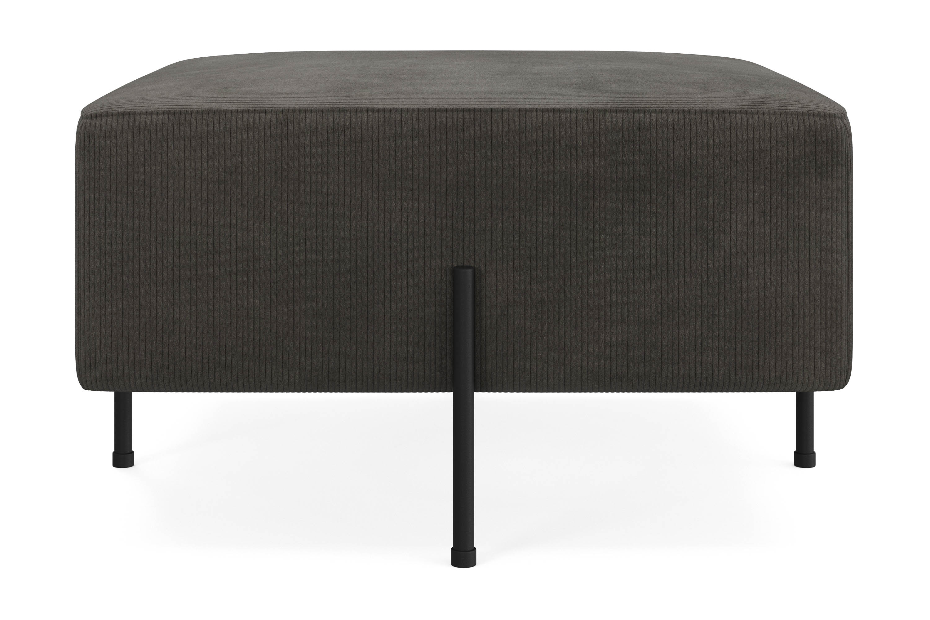 sittpuff menard compact 70 cm kvadratisk - mörkgrå