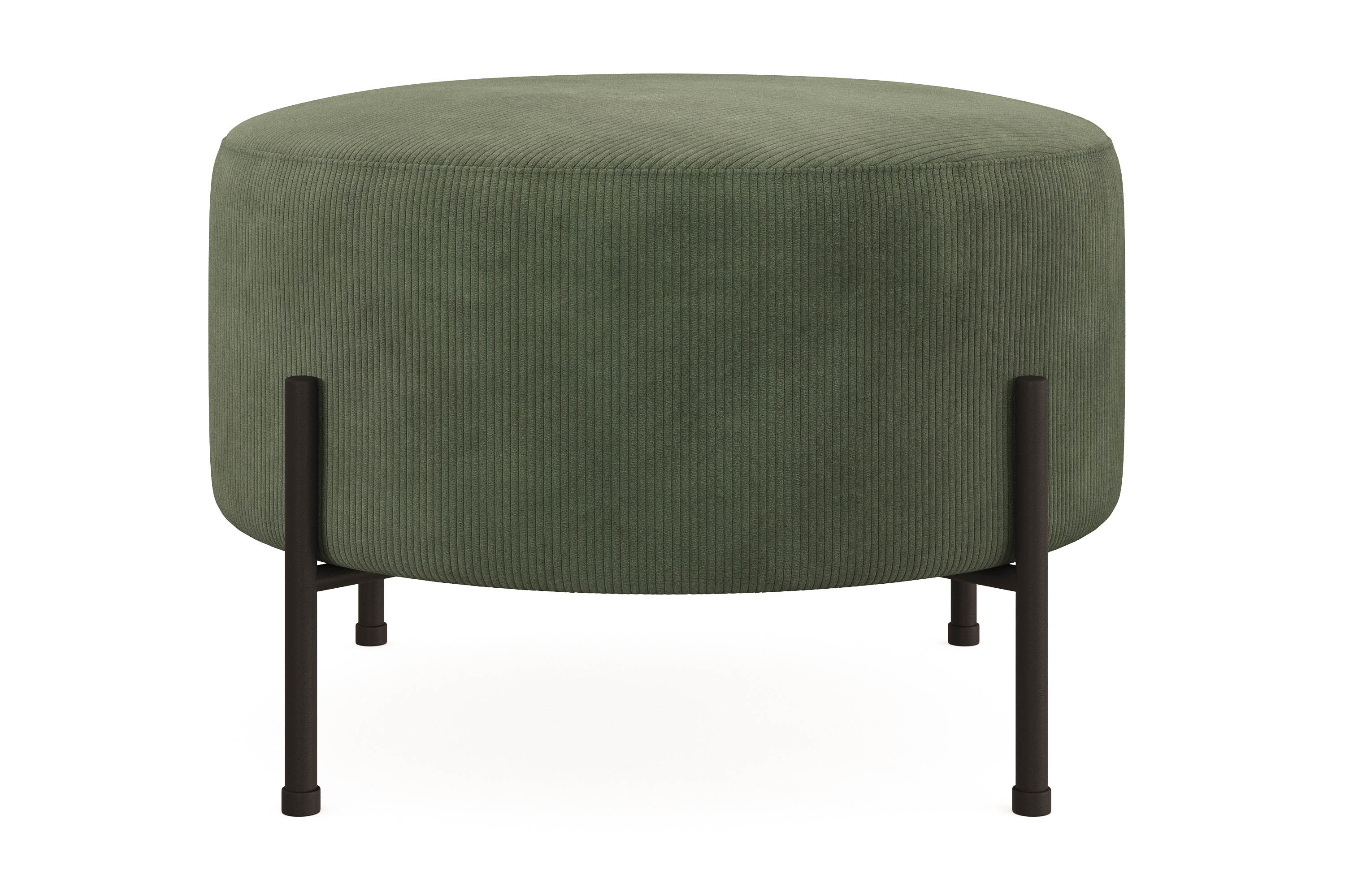 sittpuff menard compact rund 60 cm - grön