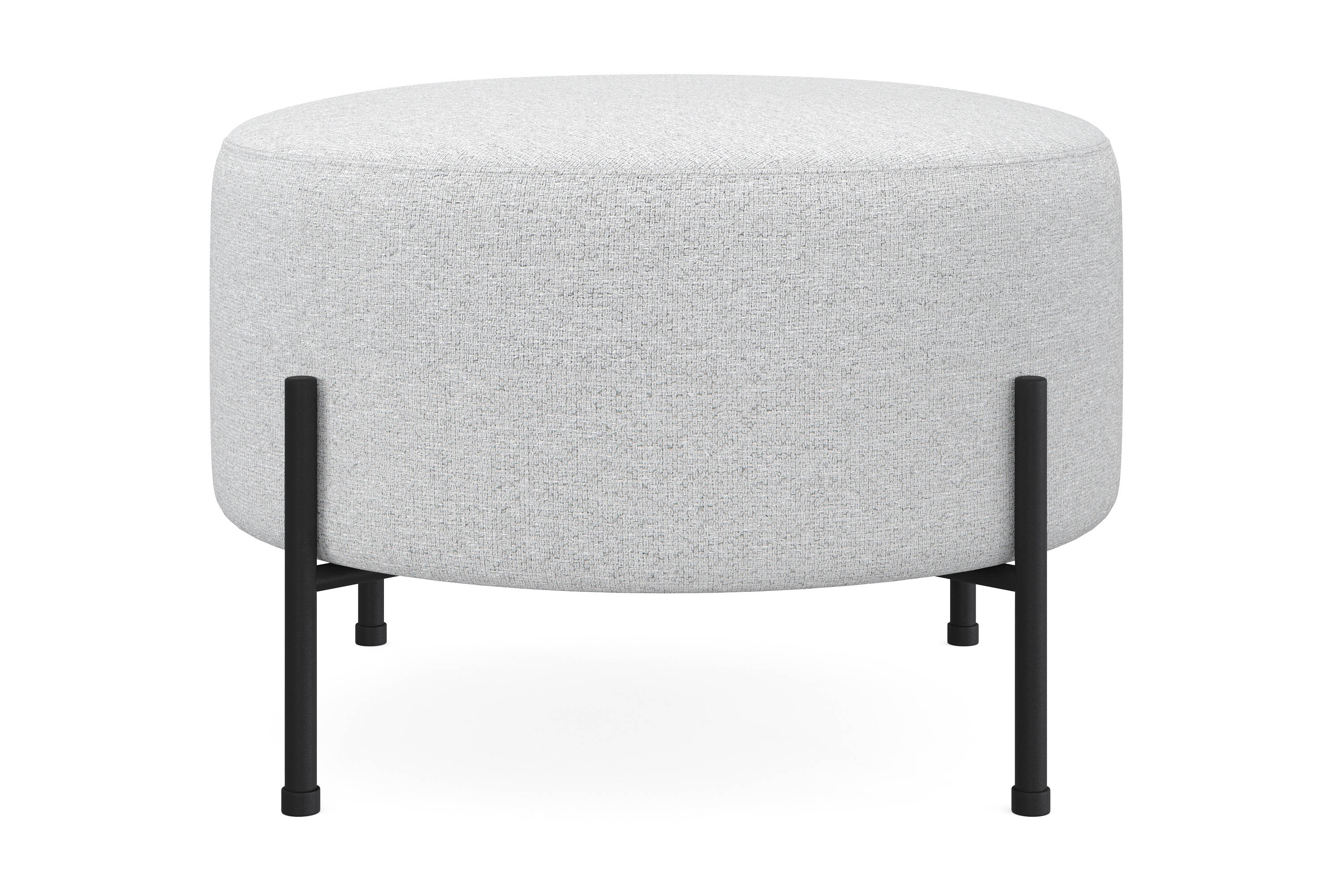 Sittpuff Menard Compact Rund 60 cm Ljusgrå