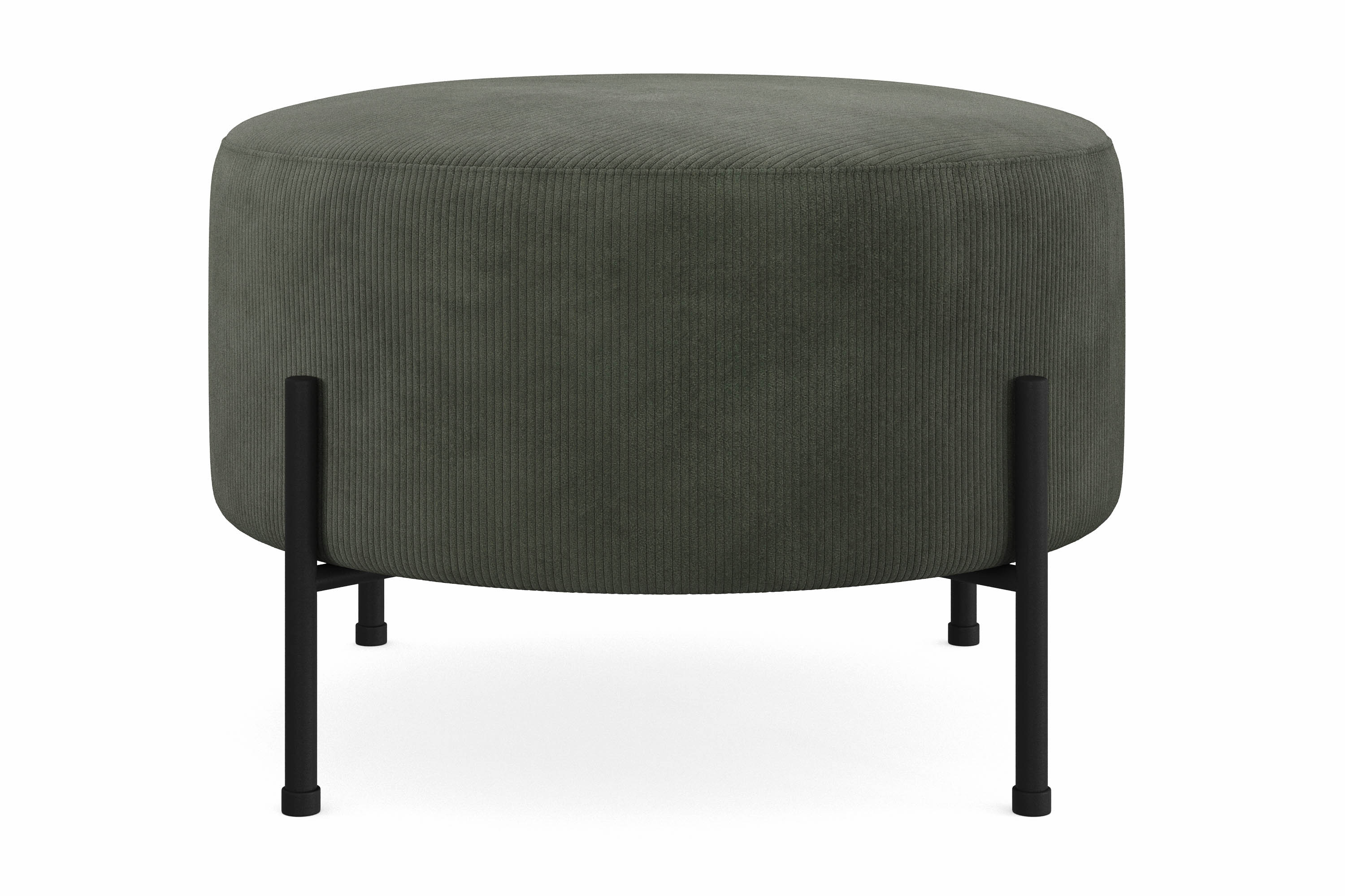 sittpuff menard compact rund 60 cm - mörkgrön