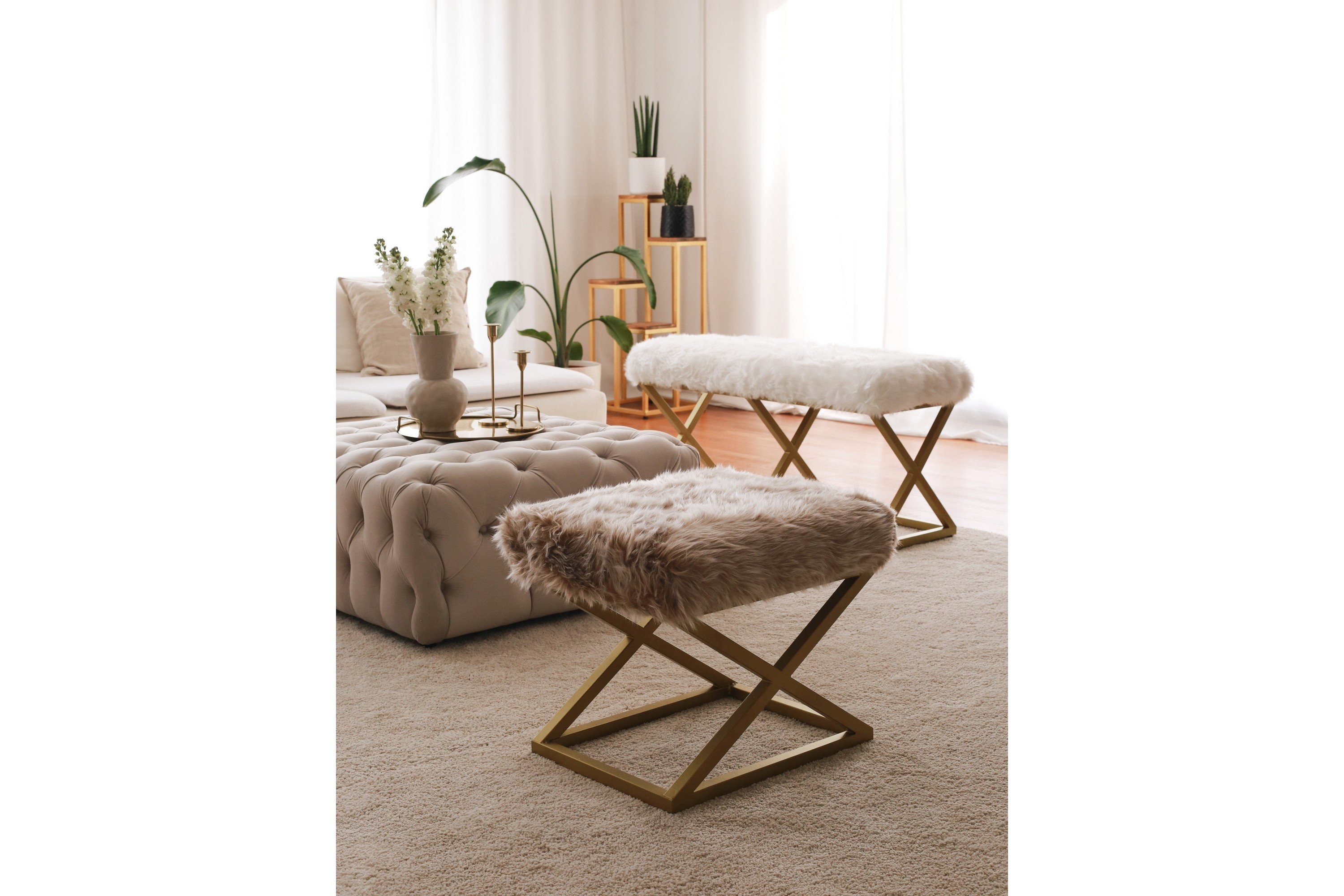 Sittpuff Murmu 50 cm Brun
