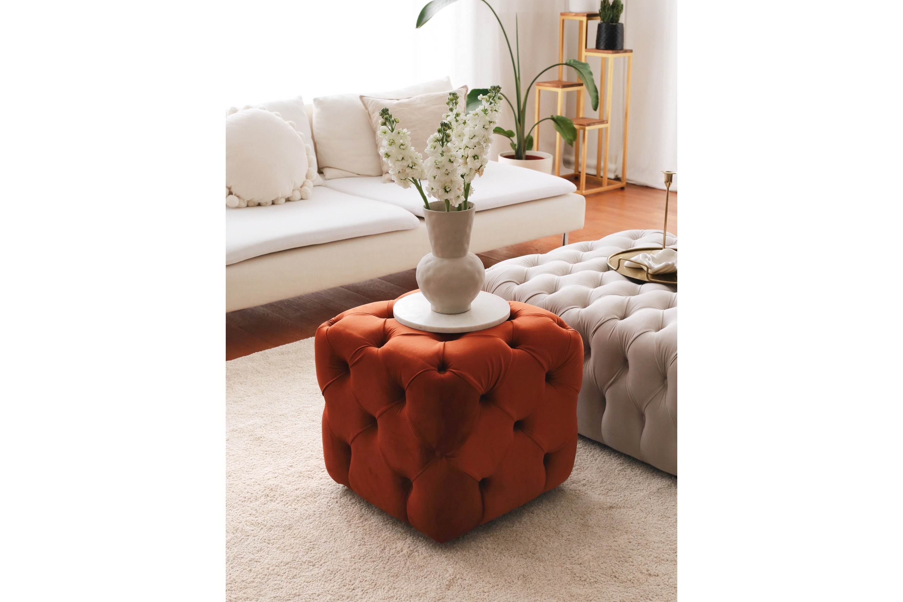 Sittpuff Naman 48 cm Brun