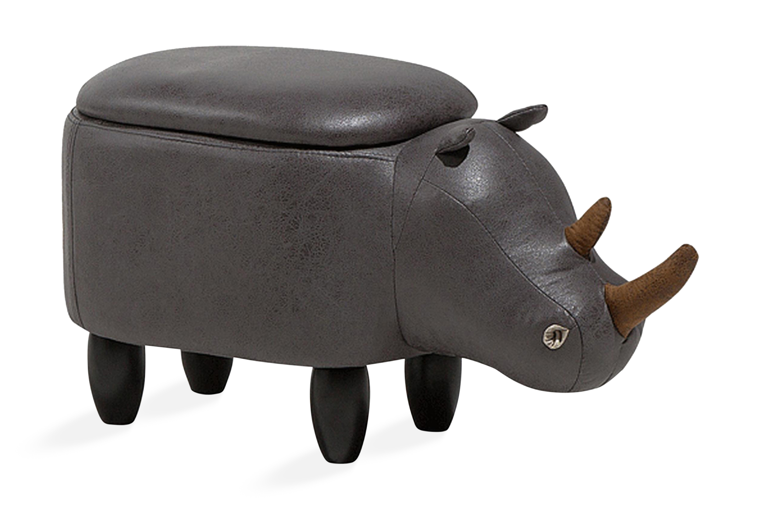 sittpuff rhino 60 cm - grå