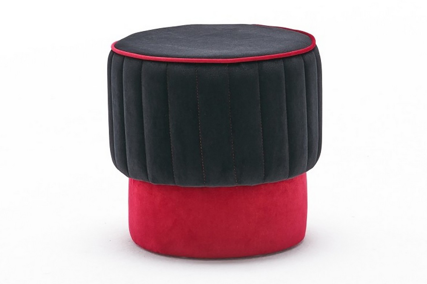 Sittpuff Spulico Rund Svart