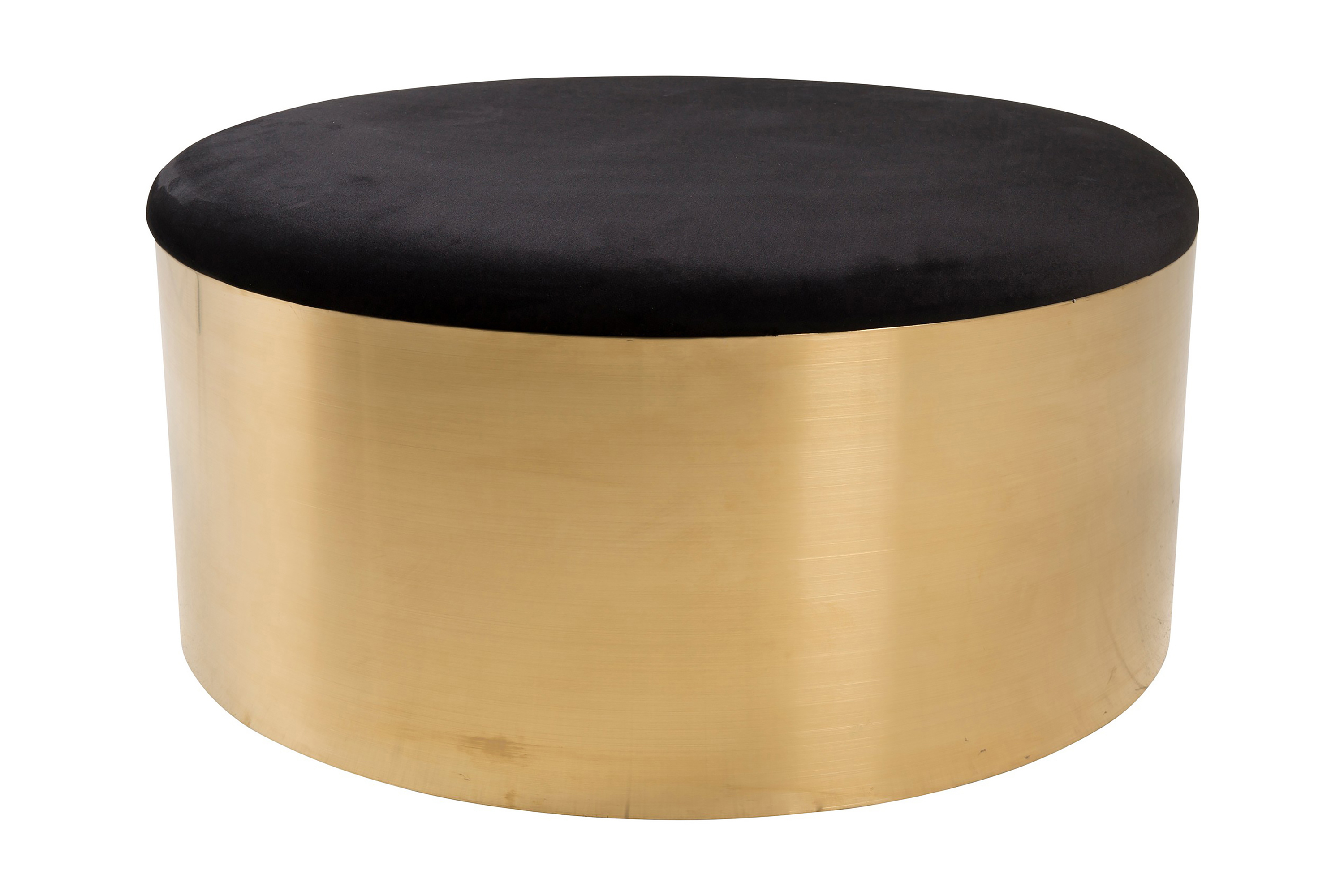 Sittpuff Puff Sammet Svart
