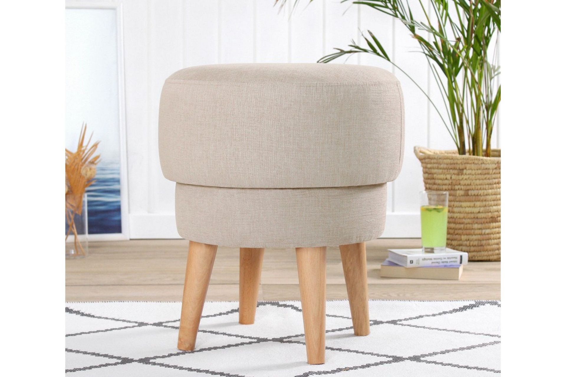 Veccio Sittpuff 47 cm - Beige