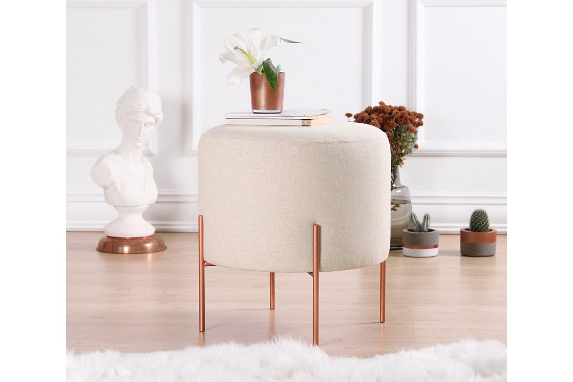 Yellowknife Sittpuff 40 cm - Beige