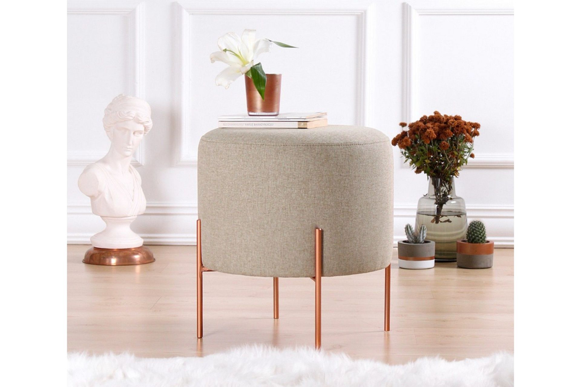 Yellowknife Sittpuff 40 cm - Brun