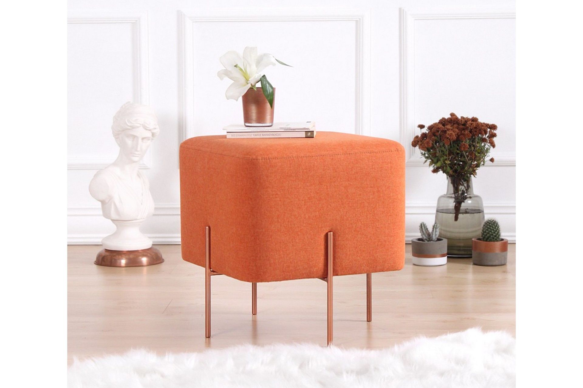 Yellowknife Sittpuff 40 cm - Orange