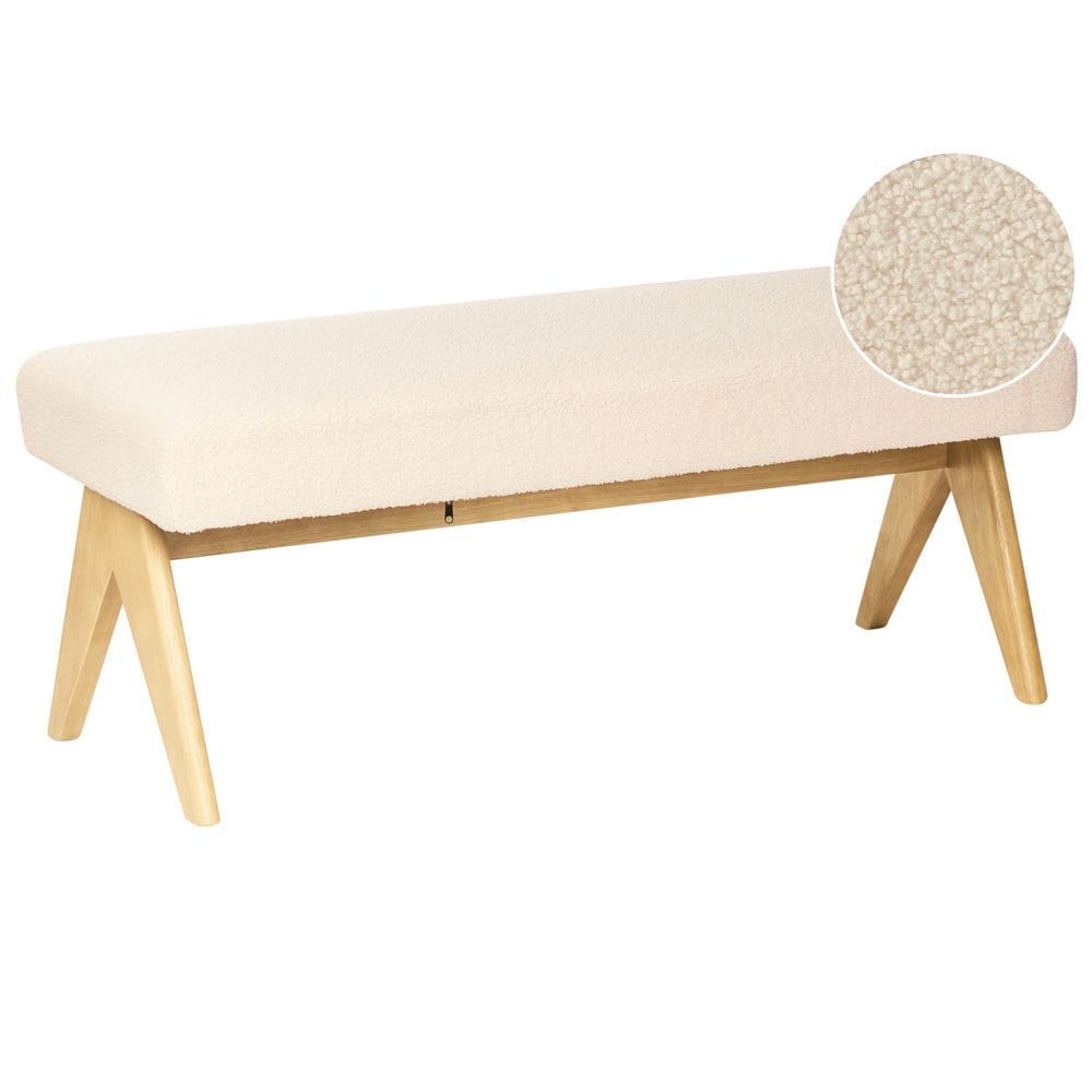 S&auml;ngb&auml;nk Tamre - Vit, ljust tr&auml;