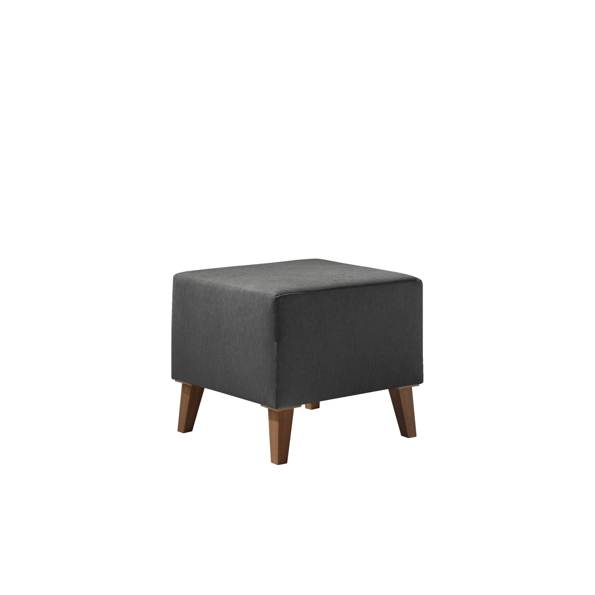 Waldsten Fotpall 51 cm - mörkgrå