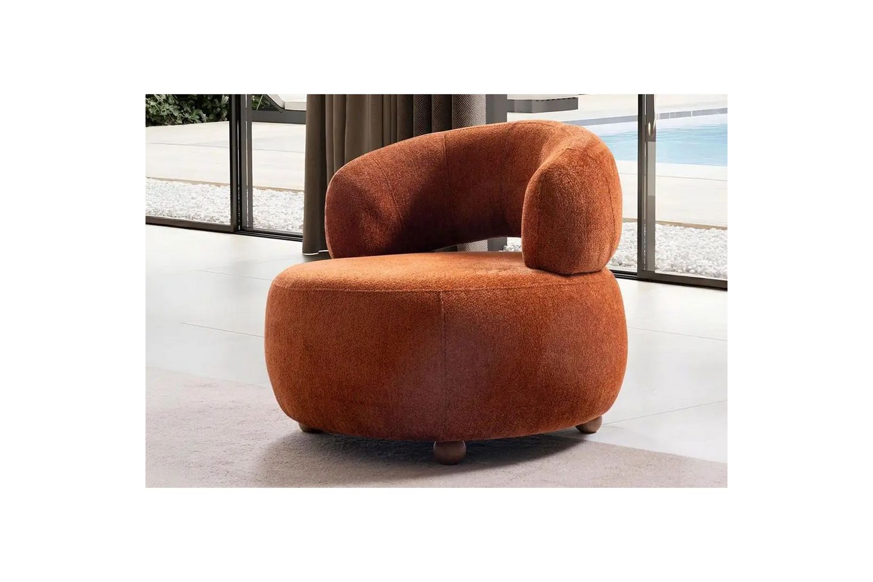 rio fåtölj - terrakotta