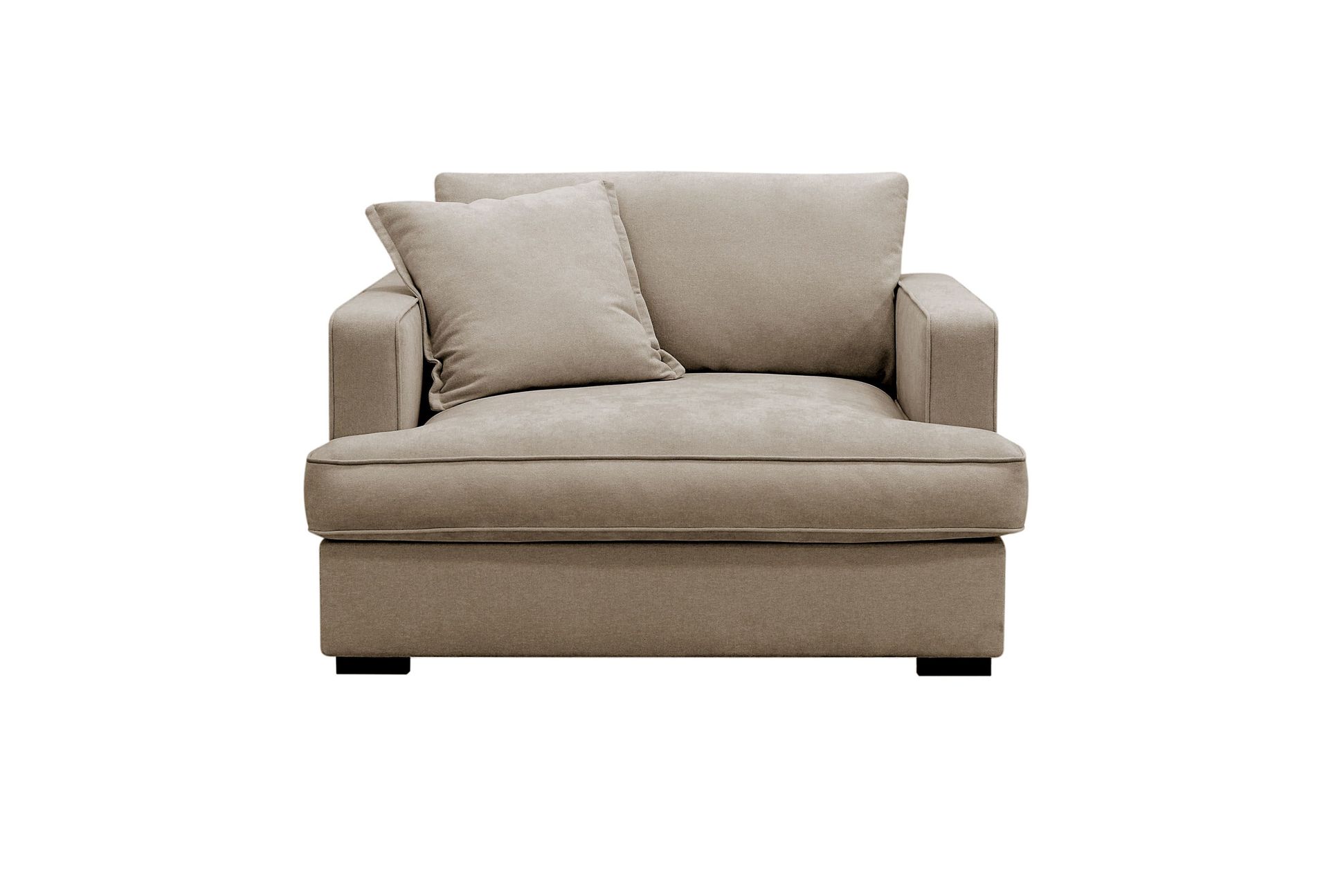 Rossita lyx Extra djup F&aring;t&ouml;lj - Brun Tyg