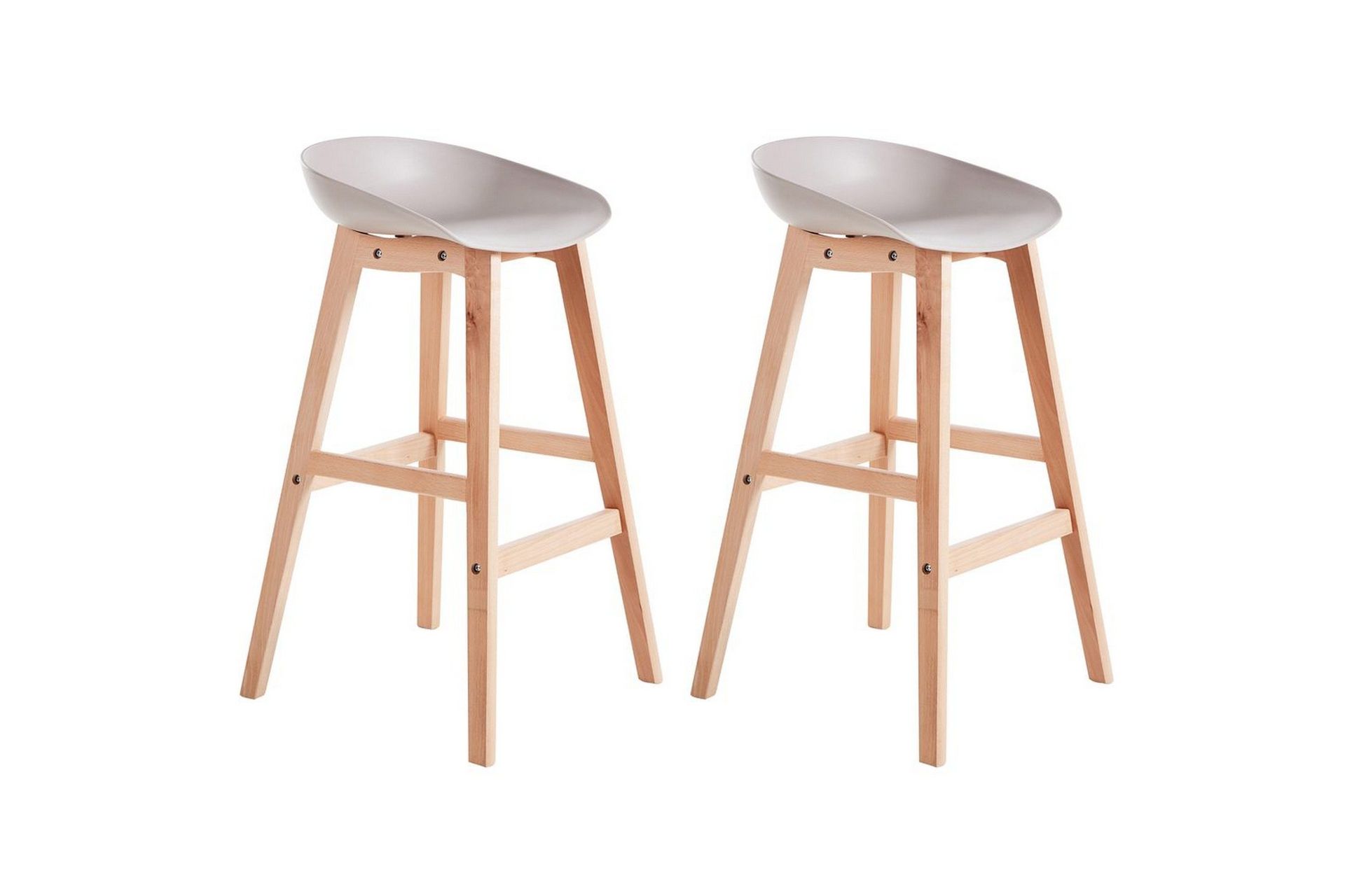 Set med 2 barstolar Micco -