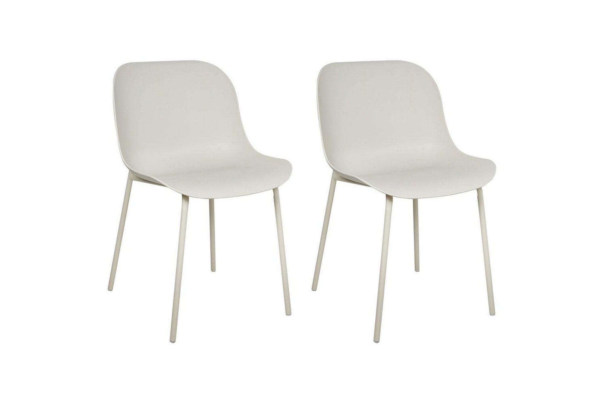 Set med 2 matstolar Beloit -
